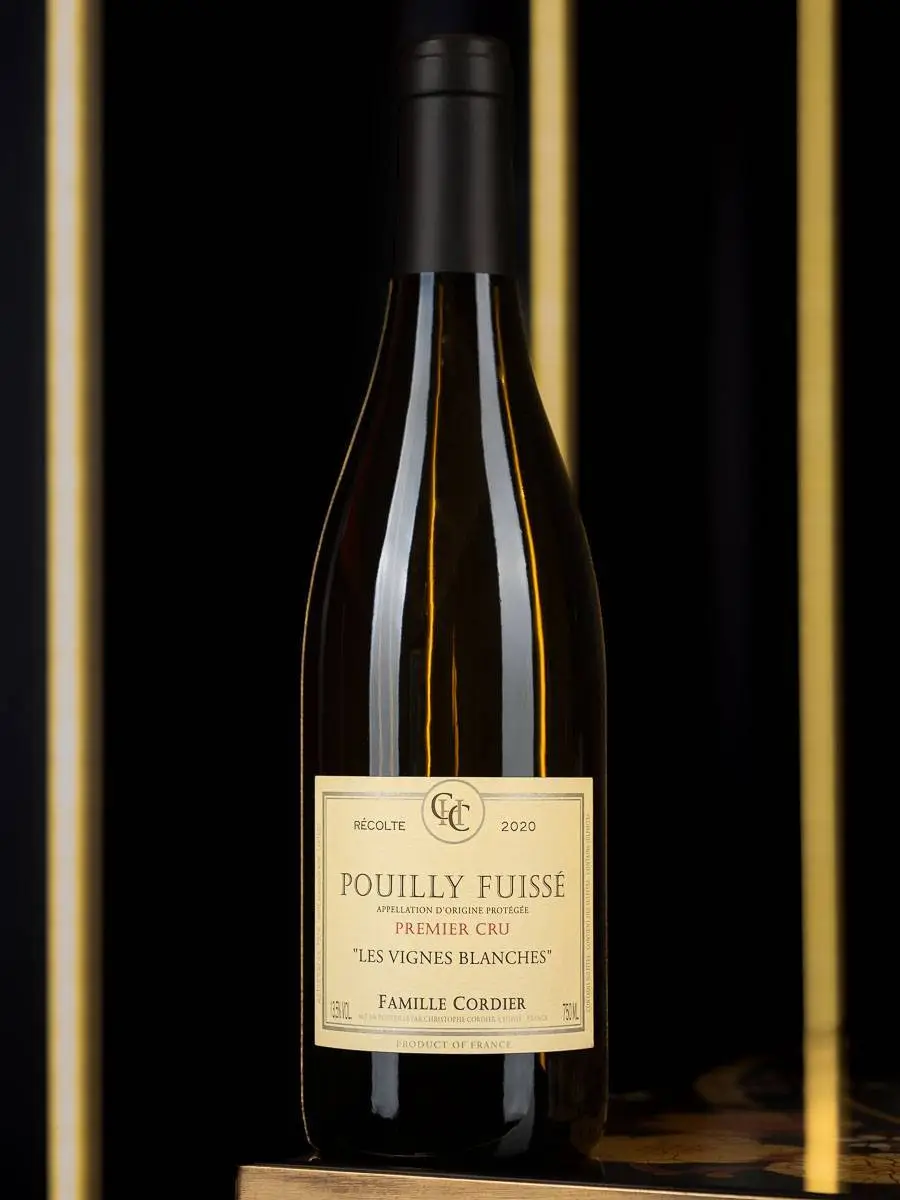 Вино Famille Cordier Les Vignes Blanches Pouilly Fuisse Premier Cru AOC 2020 / Пуйи Фюиссе Премье Крю Ле Винь Бланш Фамий Кордье