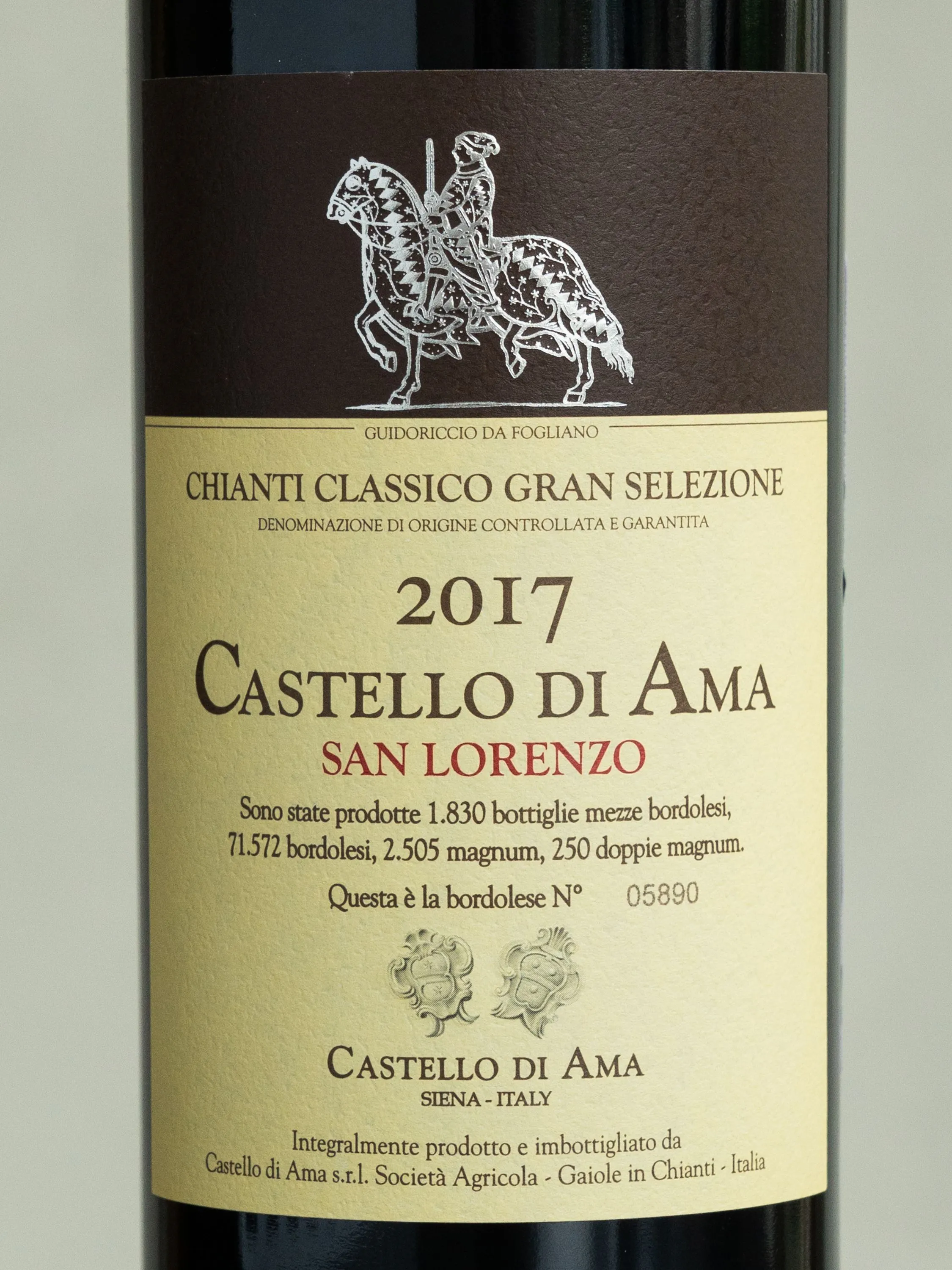 Вино Castello di Ama San Lorenzo Chianti Classico Gran Selezione / Сан Лоренцо Кьянти Классико Гран Селецьоне