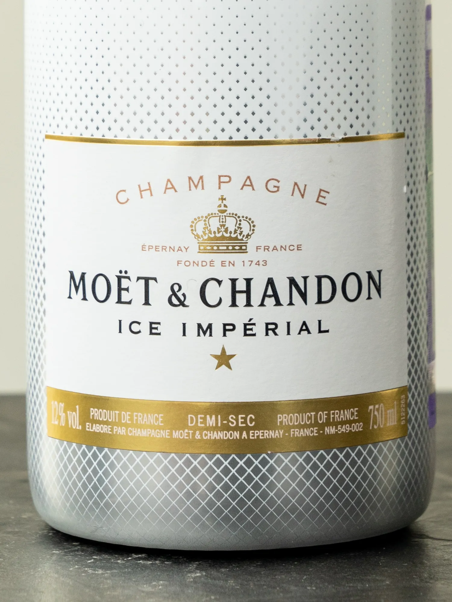 Этикетка Moet & Chandon Ice Imperial