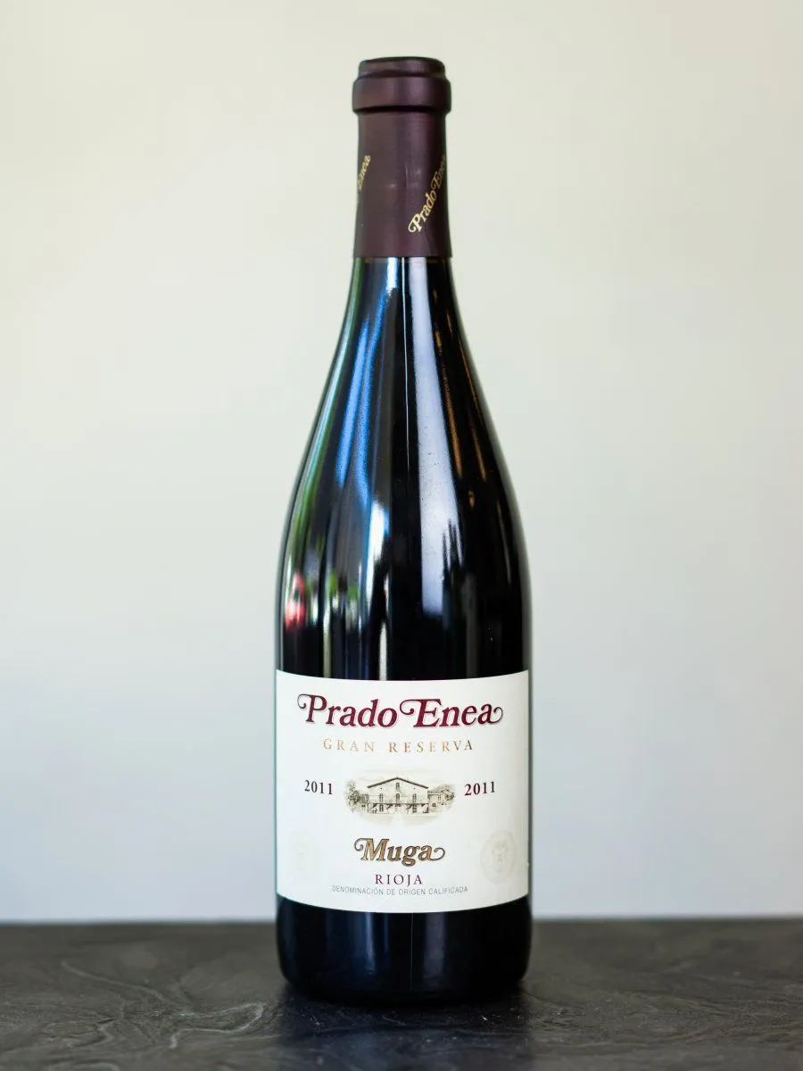 Купить вино Muga Prado Enea Gran Reserva Rioja в винном ресторане Остерия цена Вино Muga Prado Enea Gran Reserva Rioja / Прадо Энеа Гран Резерва