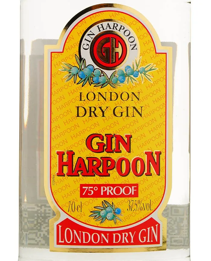 Джин Gin Harpoon London Dry купить в винном ресторане Остерия Амичи - лучшая цена Джин Gin Harpoon London Dry / Гарпун Лондон Драй
