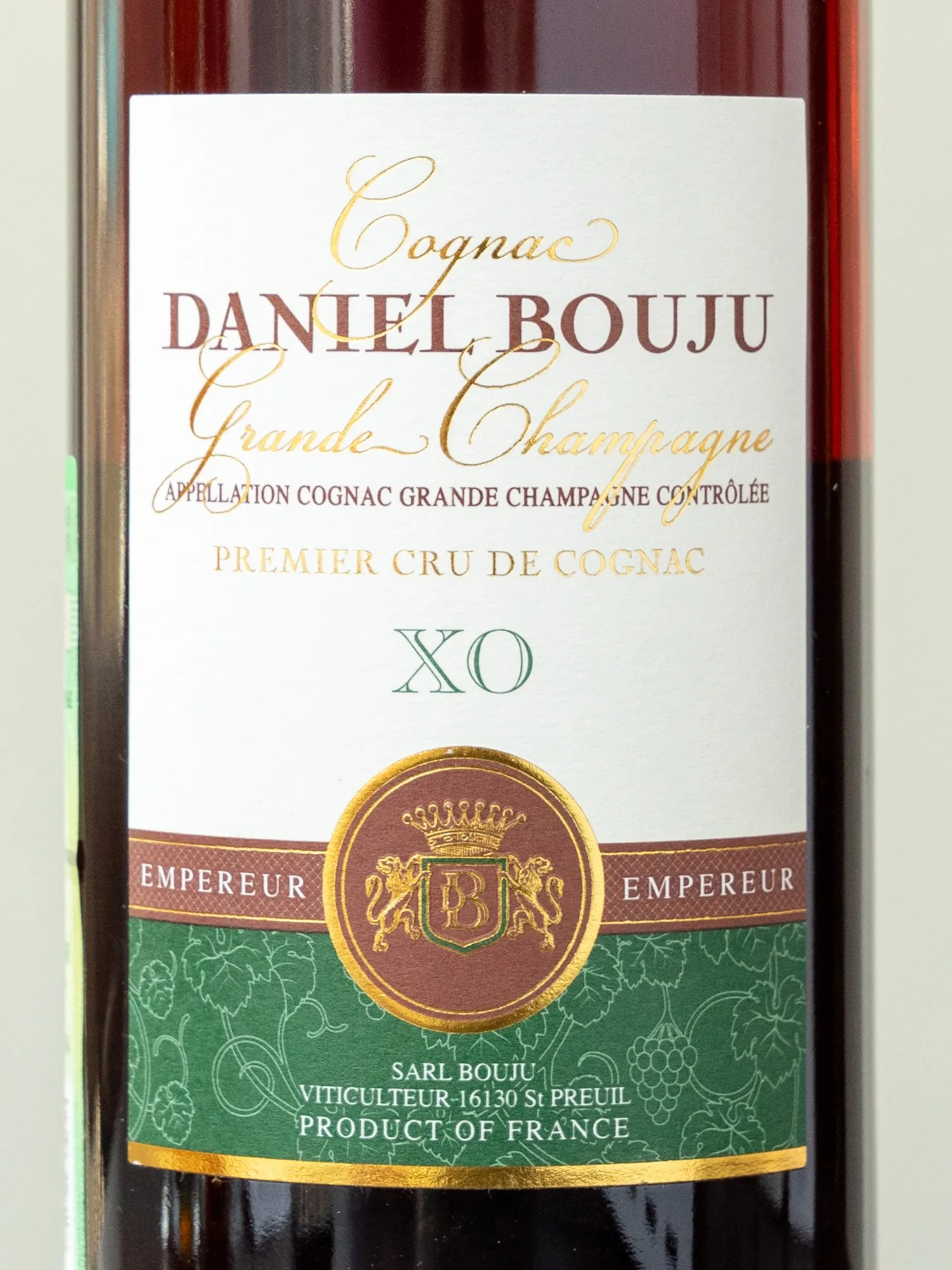 Этикетка Daniel Bouju Empereur XO