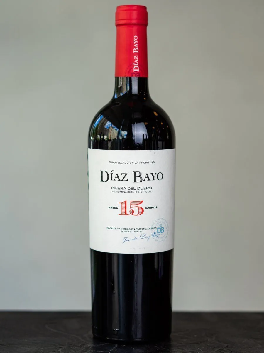 Купить испанское вино Diaz Bayo 15 Meses Barrica - лучшая цена в винном ресторане Остерия Амичи на Мосфильмовской 88 Вино Diaz Bayo 15 Meses Barrica / Диас Байо, 15 Месес Барика