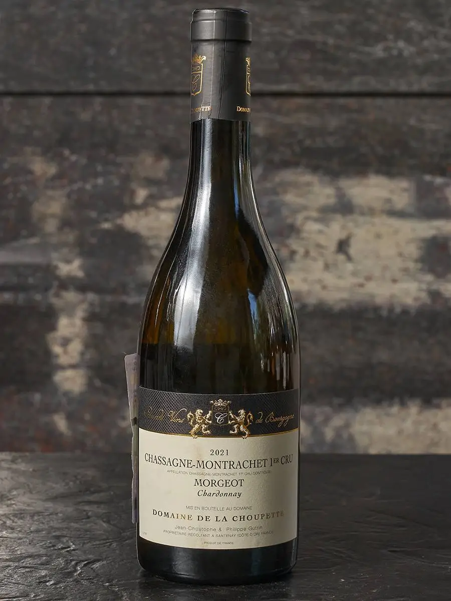 Вино Chassagne-Montrachet 1er Cru Domaine de la Choupette Morgeot 2021 / Домен де ля Шупетт Шассань-Монраше Премье Крю Моржо Шардоне
