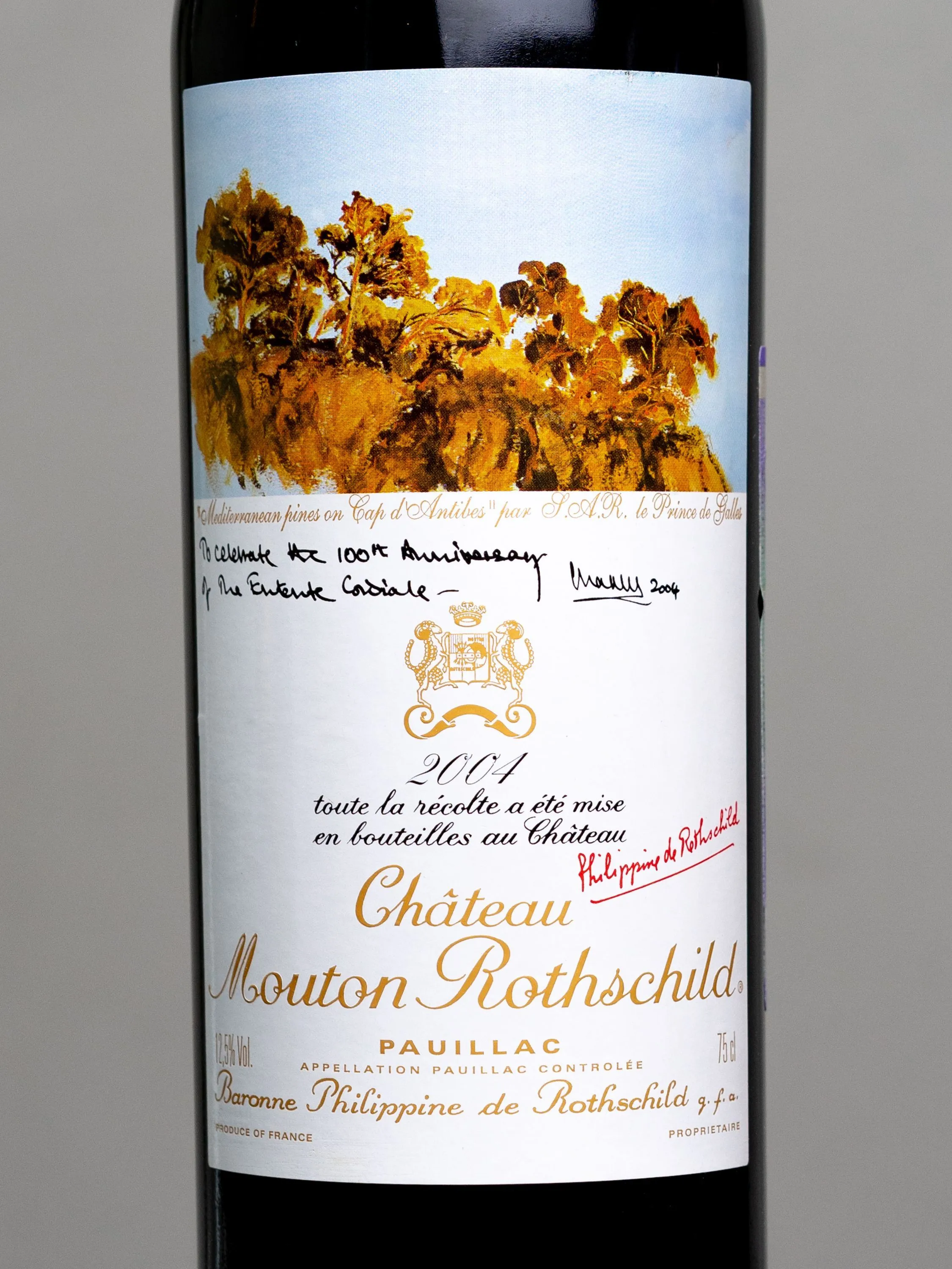 Вино Chateau Mouton Rothschild Pauillac Premier Grand Cru Classe 2004 / Шато Мутон Ротшильд Премье Гран Крю 2004