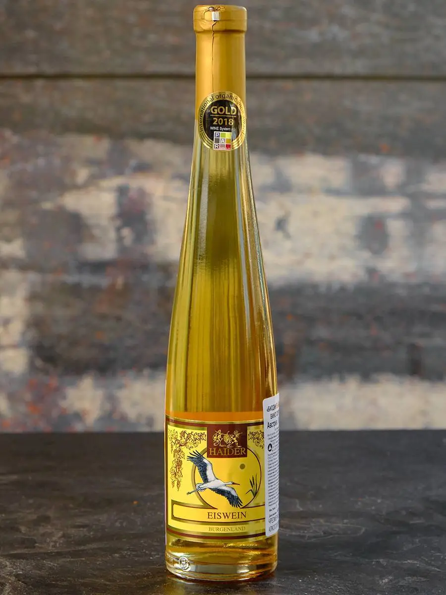 Вино Weinhof Haider Eiswein 2018 купить в винном ресторане Остерия - лучшая цена Вино Weinhof Haider Eiswein 2018 / БиоДин Вайнхоф Хайдер Айсвайн