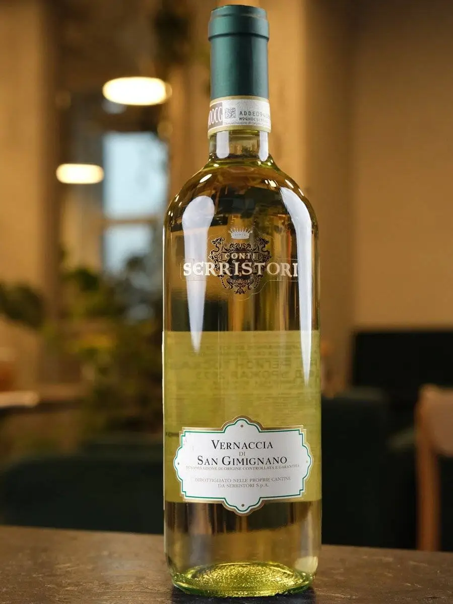 Вино Conti Serristori Vernaccia di San Gimignano купить в ресторане Остерия лучшая цена Вино Conti Serristori Vernaccia di San Gimignano / Конти Серристори Верначча ди Сан Джиминьяно