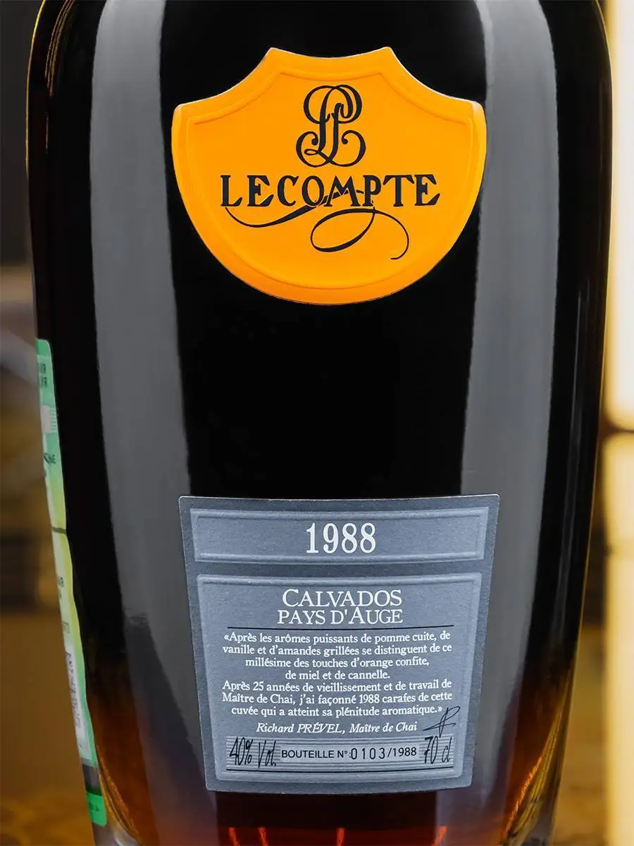 Кальвадос Lecompte 1988 / Леконт 1988
