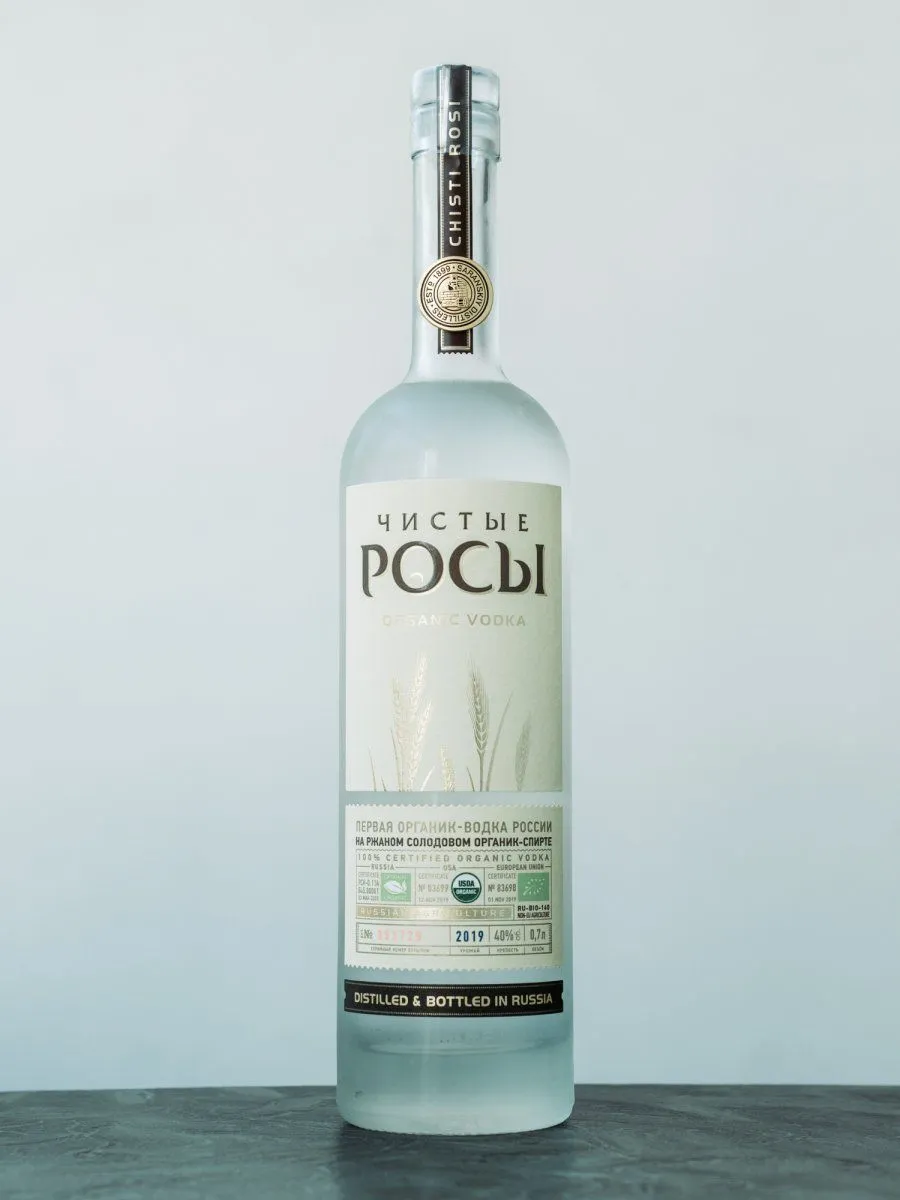 Купить водка Чистые Росы из ржаного зерна 0.7 л в ресторане Остерия цена Водка Чистые Росы из ржаного зерна 0.7 л