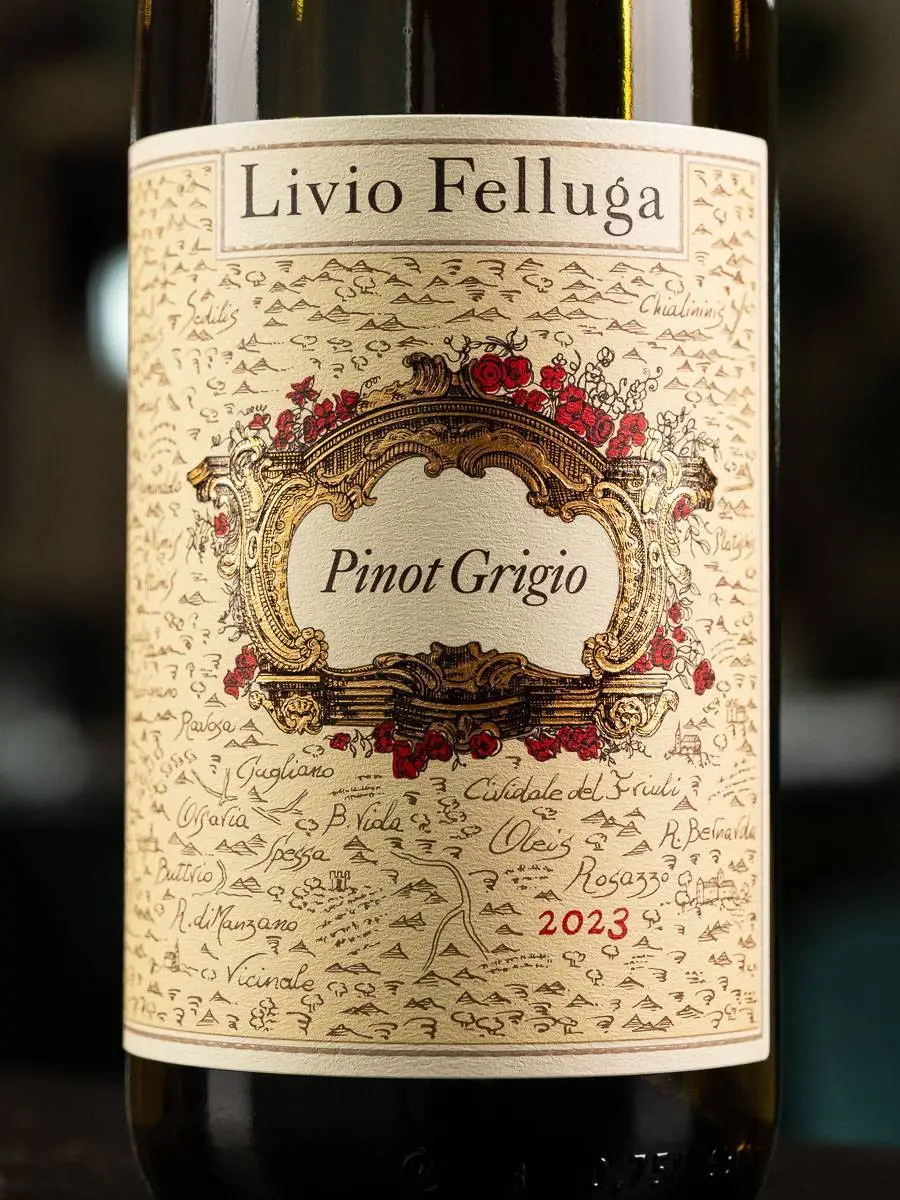 Вино Livio Felluga Pinot Grigio COF DOC / Пино Гриджио КОФ ДОК