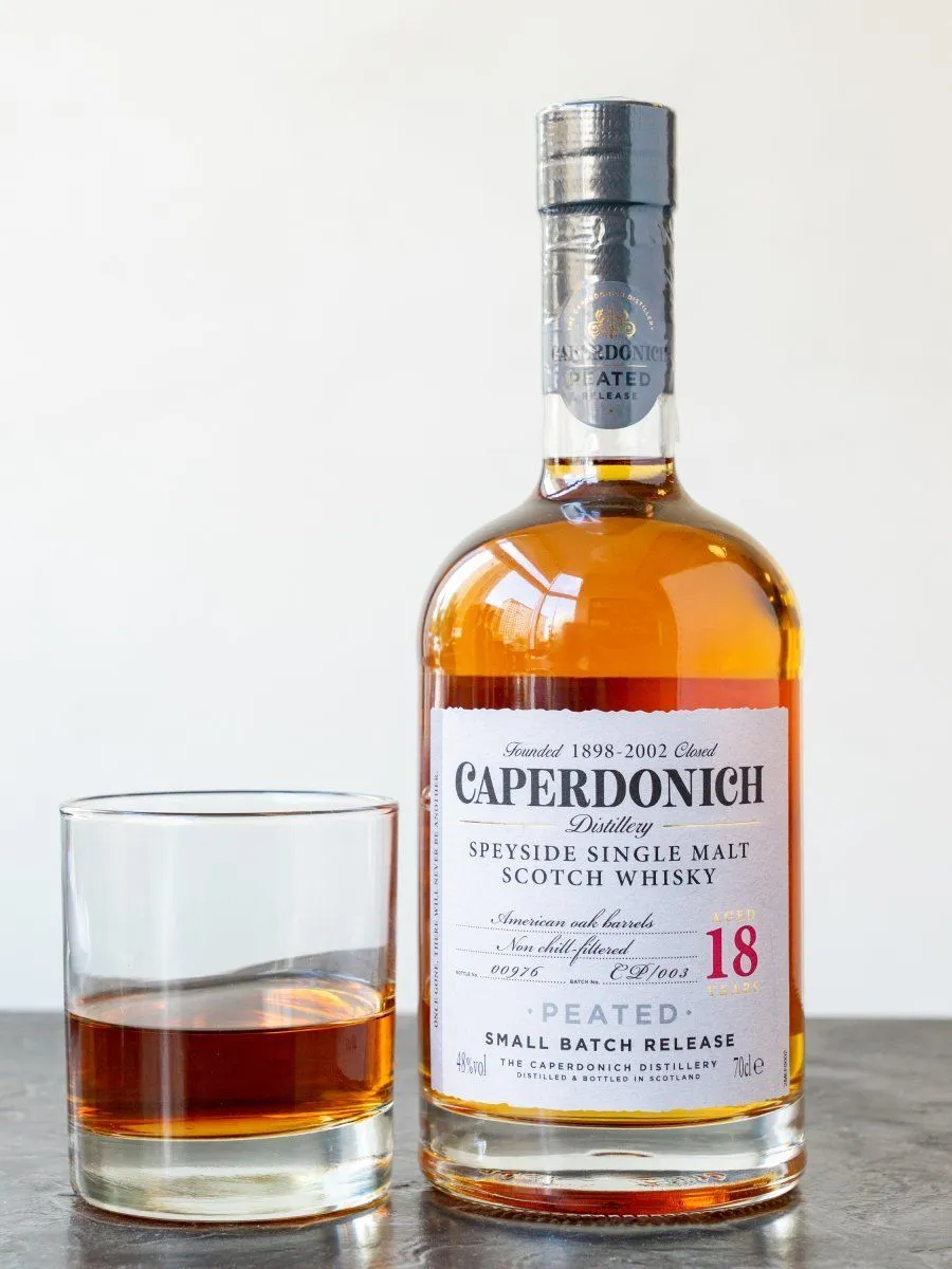 Виски Caperdonich 18 years Peated купить в ресторане Остерия - лучшая цена Виски Caperdonich 18 years Peated / Капердоник 18 лет