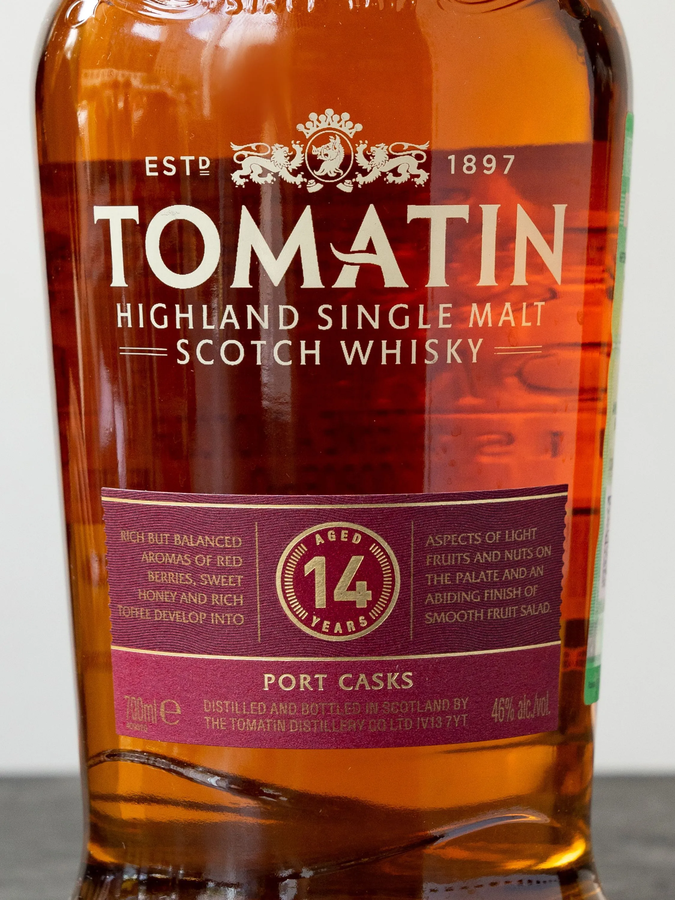 Купить виски Tomatin Tomatin 14 years (Томатин 14 лет) - лучшая цена в ресторане Амичи Виски Tomatin 14 years / Томатин 14 лет