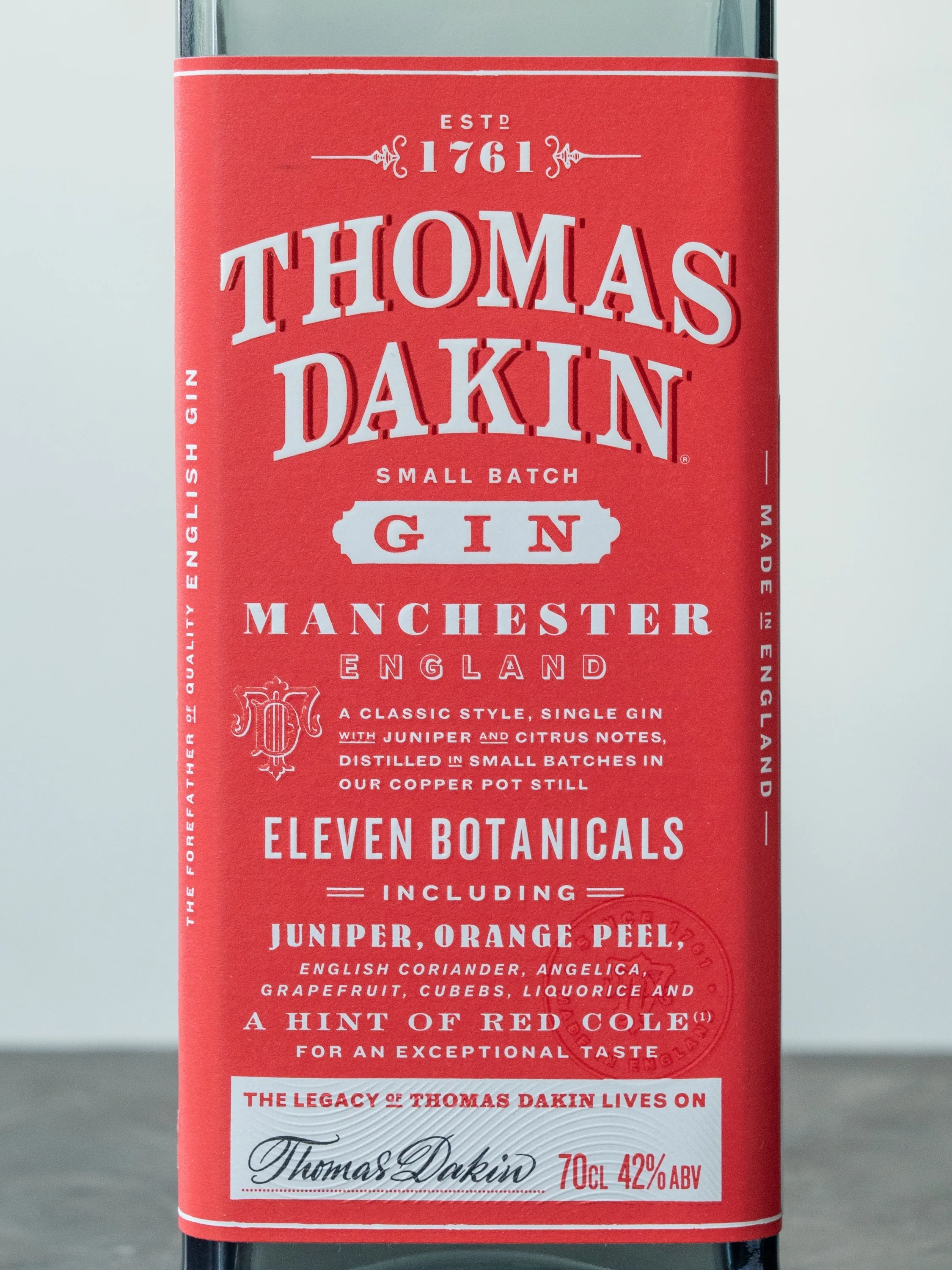 Джин Gin Thomas Dakin купить в ресторане Остерия - лучшая цена Джин Gin Thomas Dakin / Томас Дайкин