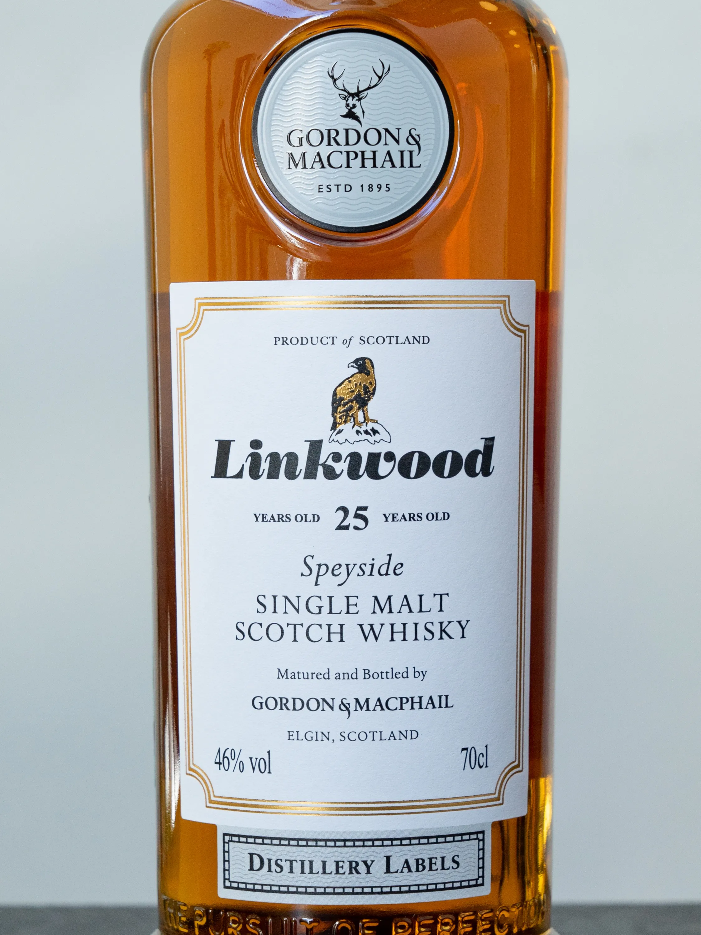 Этикетка Gordon & MacPhail Linkwood 25 Years Old