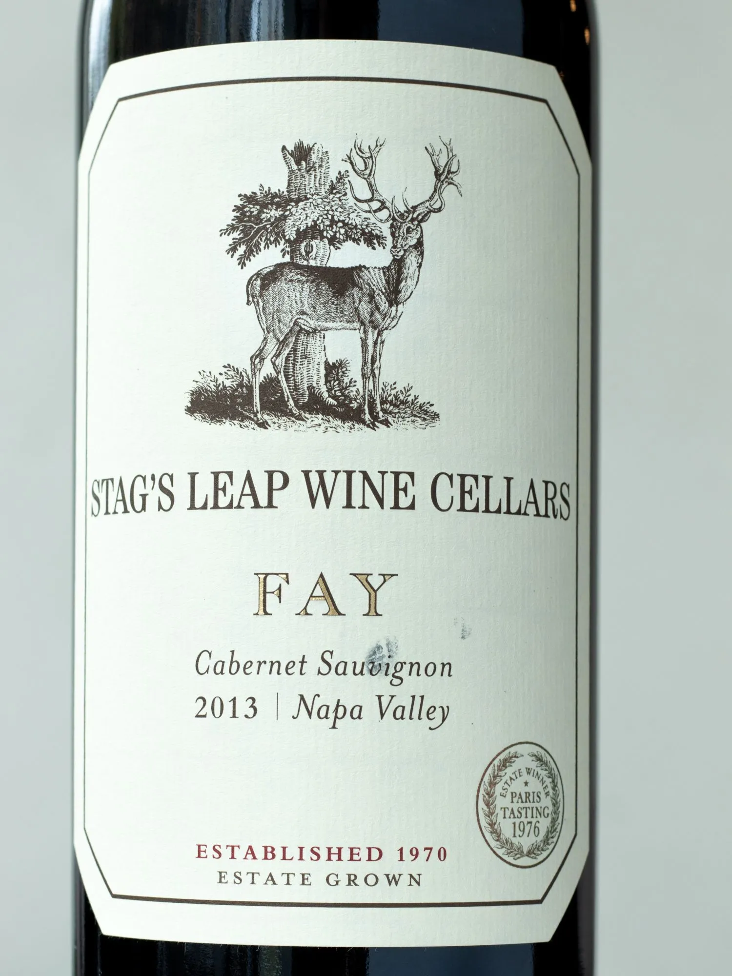 Купить вино Stag`s Leap Wine Cellars Fay Cabernet Sauvignon в ресторане цена Вино Stag`s Leap Wine Cellars Fay Cabernet Sauvignon / Стэг`с Лип Вайн Селлэз Фэй Каберне Совиньон