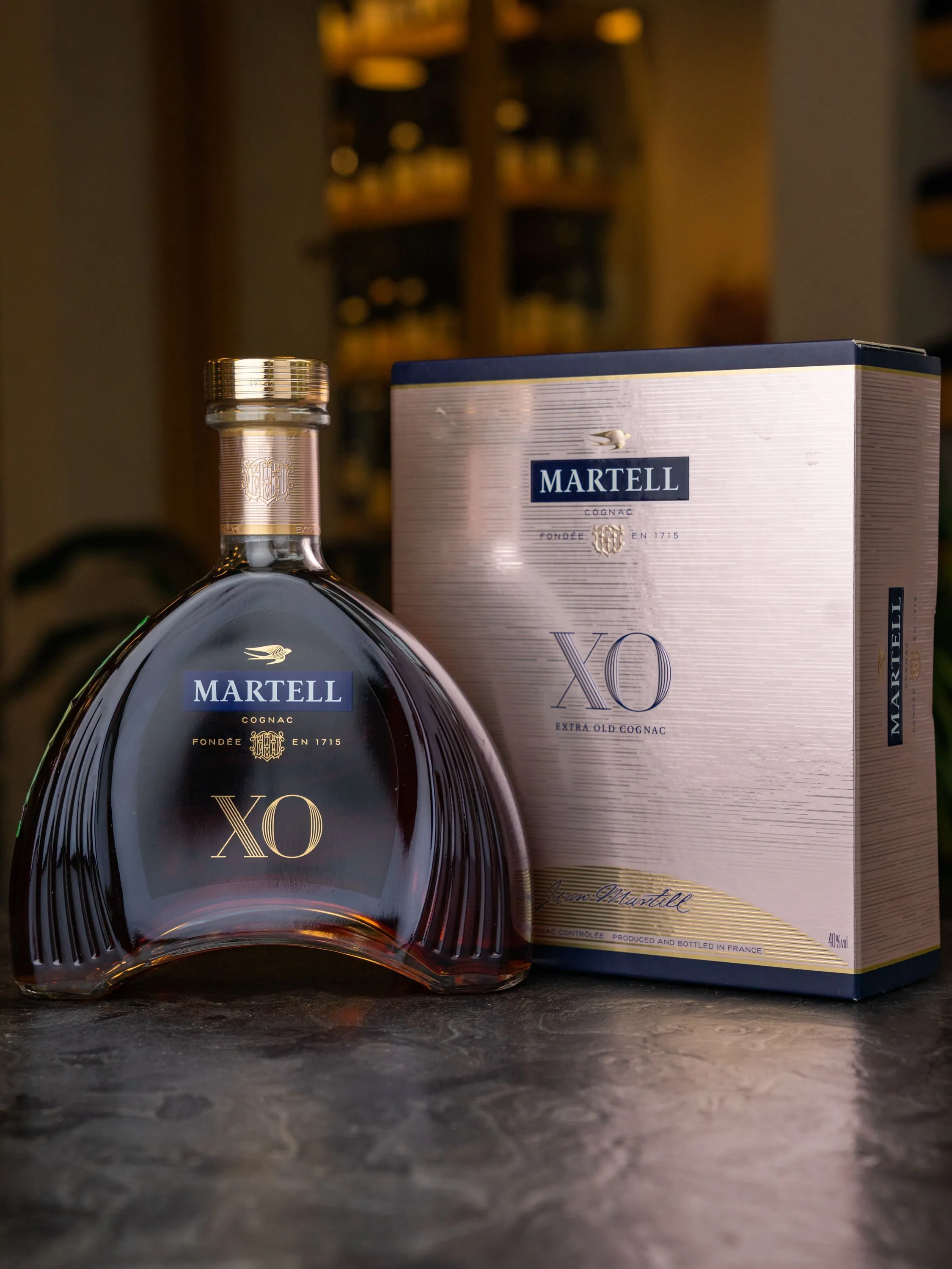 Подарочная упаковка Этикетка  Martell XO