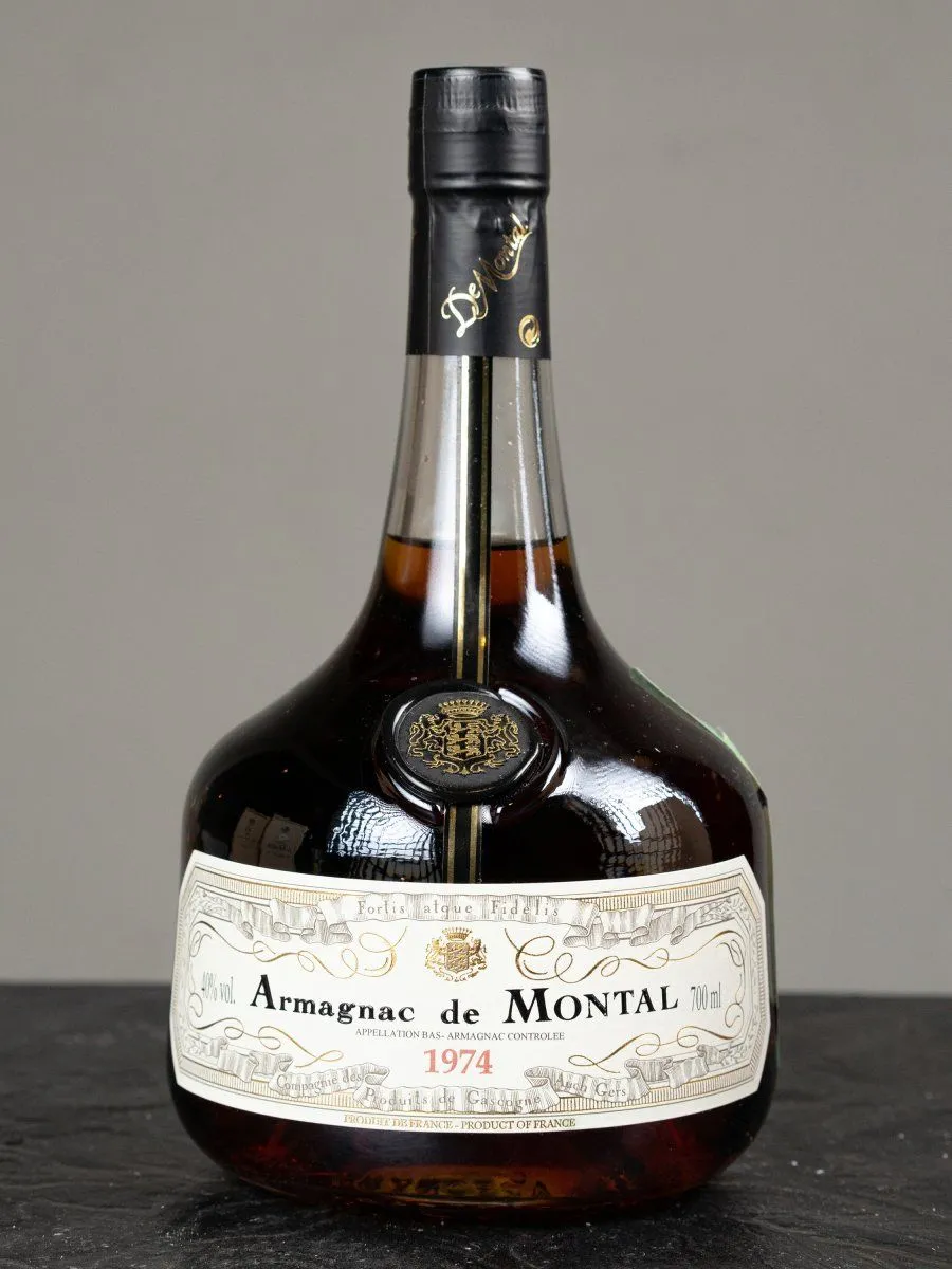 Арманьяк Armagnac de Montal 1974 купить в ресторане Остерия - лучшая цена Арманьяк Armagnac de Montal 1974 / Арманьяк де Монталь 1974