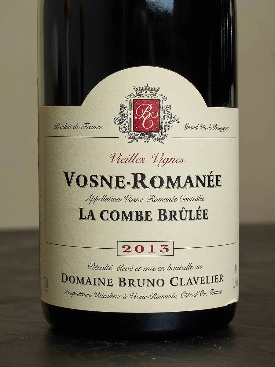 Вино Domaine Bruno Clavelier Vosne-Romanee La Combe Brulee Vieilles Vignes 2013 купить в винном ресторане Остерия - лучшая цена Вино Domaine Bruno Clavelier Vosne-Romanee La Combe Brulee Vieilles Vignes 2013 / Домен Брюно Клавелье Вон-Романе Ля Комб Брюле Вьей Винь