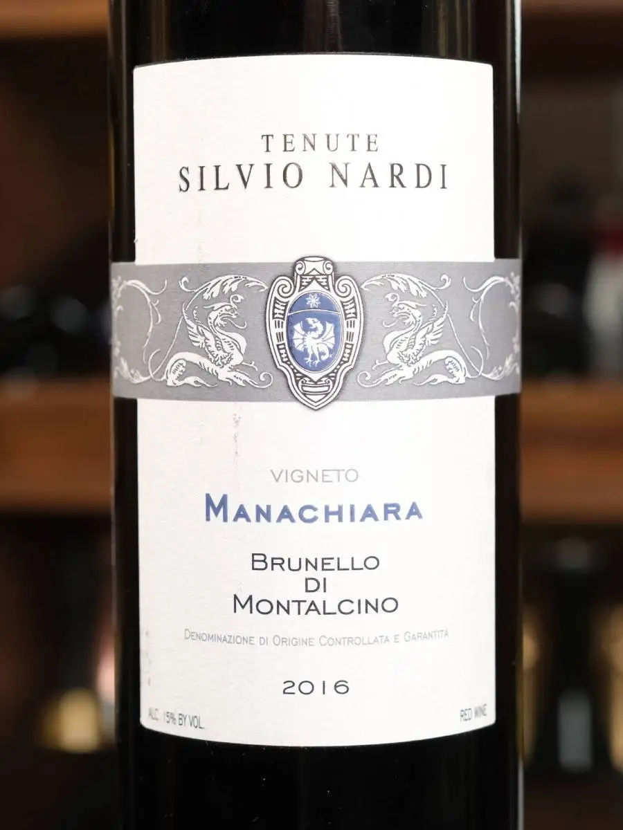 Вино Brunello di Montalcino Vigneto Manachiara Tenute Silvio Nardi 2016 купить в винном ресторане Остерия - лучшая цена Вино Brunello di Montalcino Vigneto Manachiara Tenute Silvio Nardi 2016 / Брунелло ди Монтальчино Винето Манакьяра Тенуте Сильвио Нарди