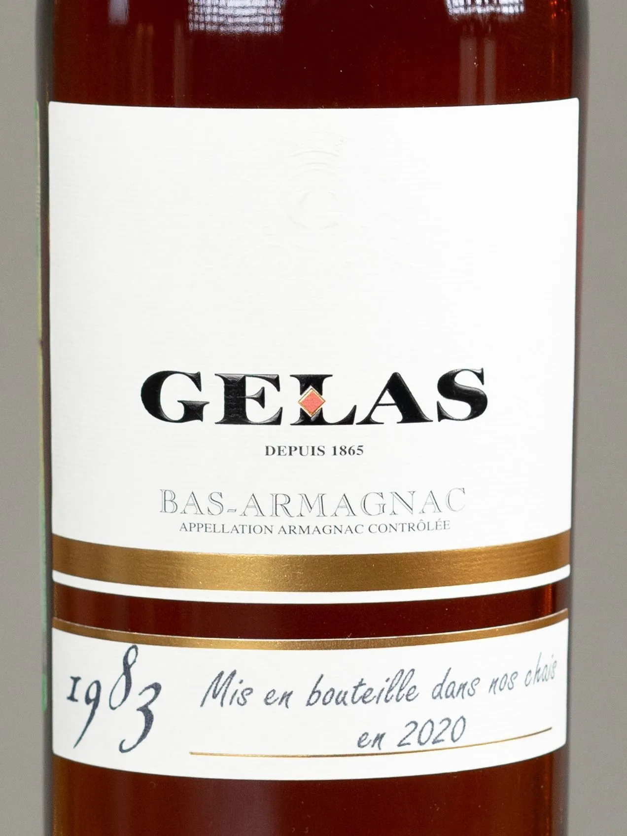 Арманьяк Gelas Bas Armagnac 1983 купить в ресторана Остерия - лучшая цена Арманьяк Gelas Bas Armagnac 1983 / Желас Ба Арманьяк 1983