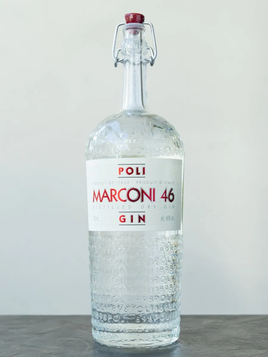 Джин Gin Poli Marconi 46 купить в ресторане Остерия - лучшая цена Джин Gin Poli Marconi 46 / Поли Маркони 46