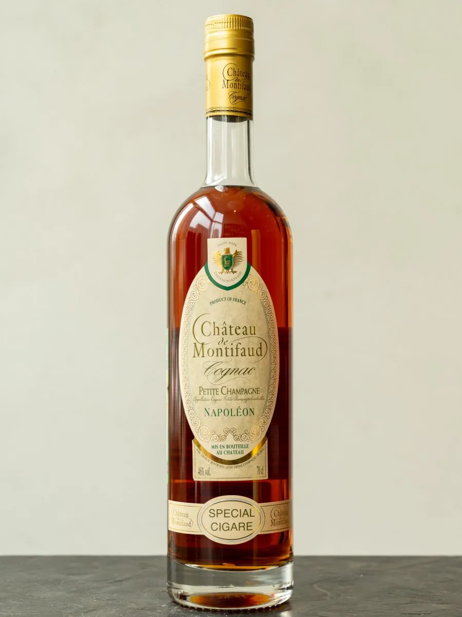 Коньяк Chateau de Montifaud Napoleon Special Sigare Fine купить в винном ресторане Остерия Амичи - лучшая цена Коньяк Chateau de Montifaud Napoleon Special Sigare Fine Petite Champagne / Шато де Монтифо Наполеон 18 лет Птит Шампань