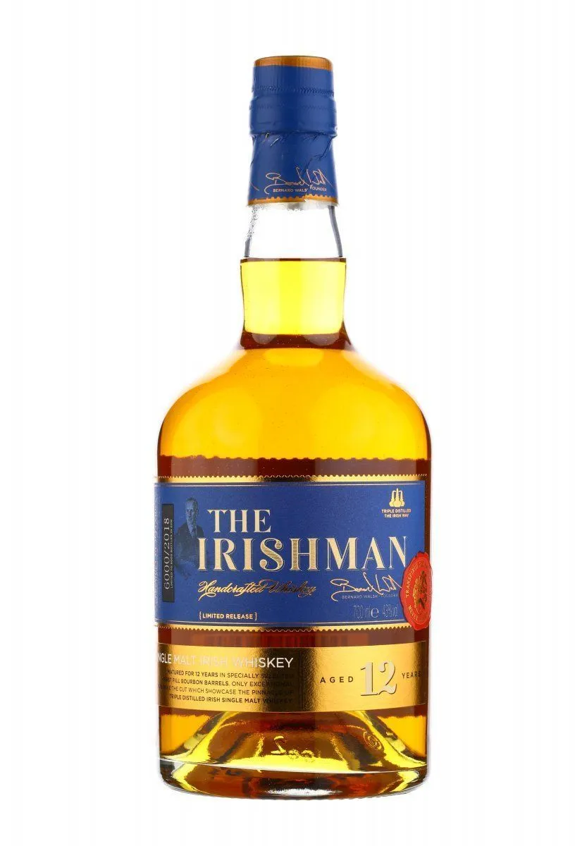 Виски The Irishman Single Malt 12 y.o./ Иришмэн Сингл Малт 12 лет