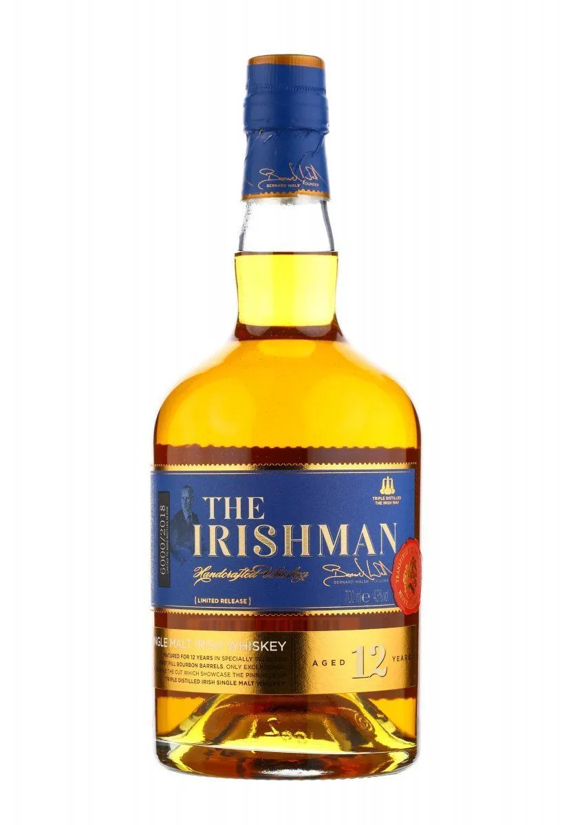 Купить ирландский виски The Irishman Single Malt 12 y.o. в Остерия Амичи Виски The Irishman Single Malt 12 y.o./ Иришмэн Сингл Малт 12 лет