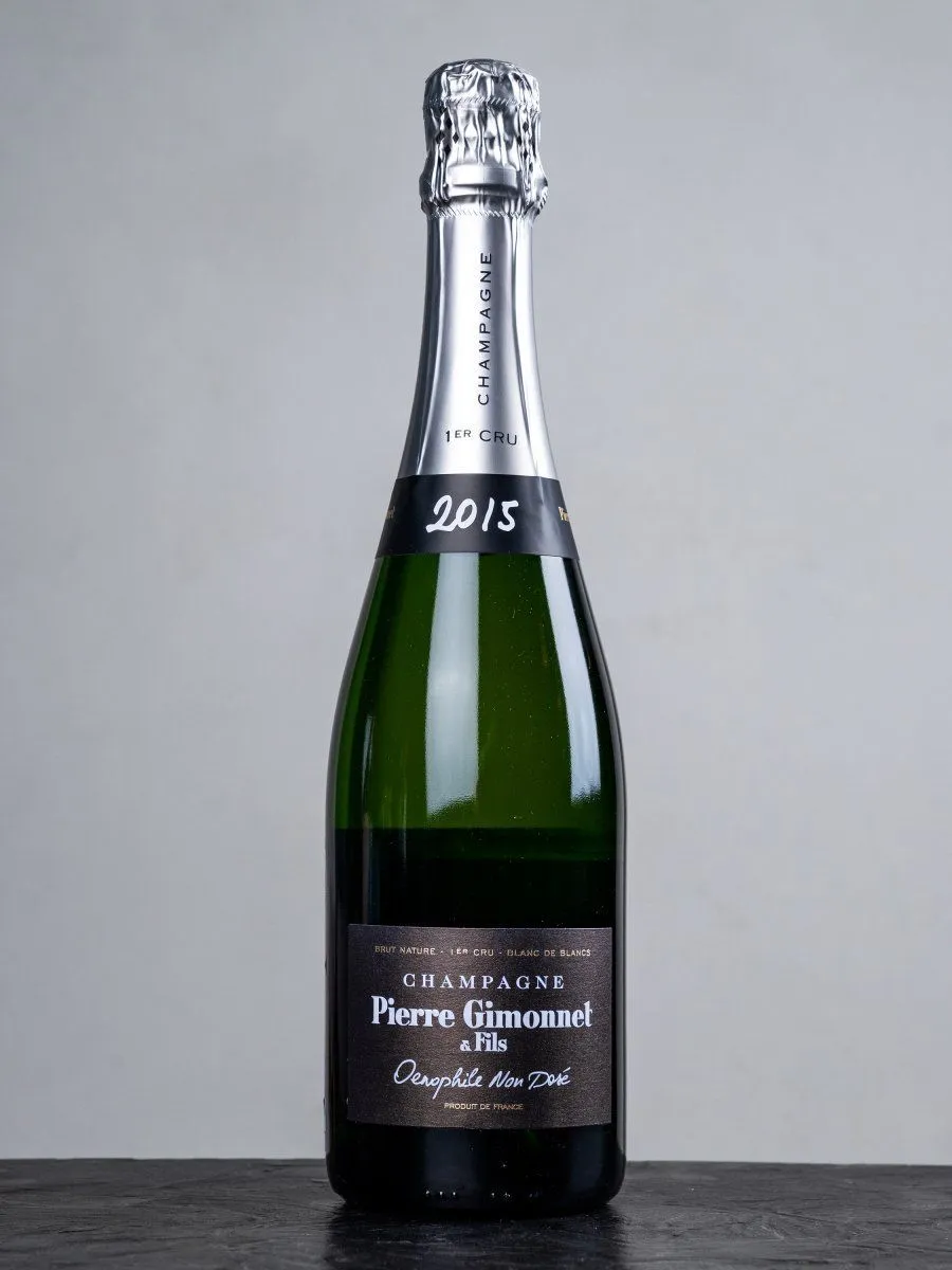 Шампанское Pierre Gimonnet & Fils Extra Brut Oenophile 1-er Cru Champagne 2015 купить в ресторане Остерия - лучшая цена Шампанское Pierre Gimonnet & Fils Extra Brut Oenophile 1-er Cru Champagne 2015 / Пьер Жимоне э Фис Экстра Брют Энофиль Премье Крю 2015
