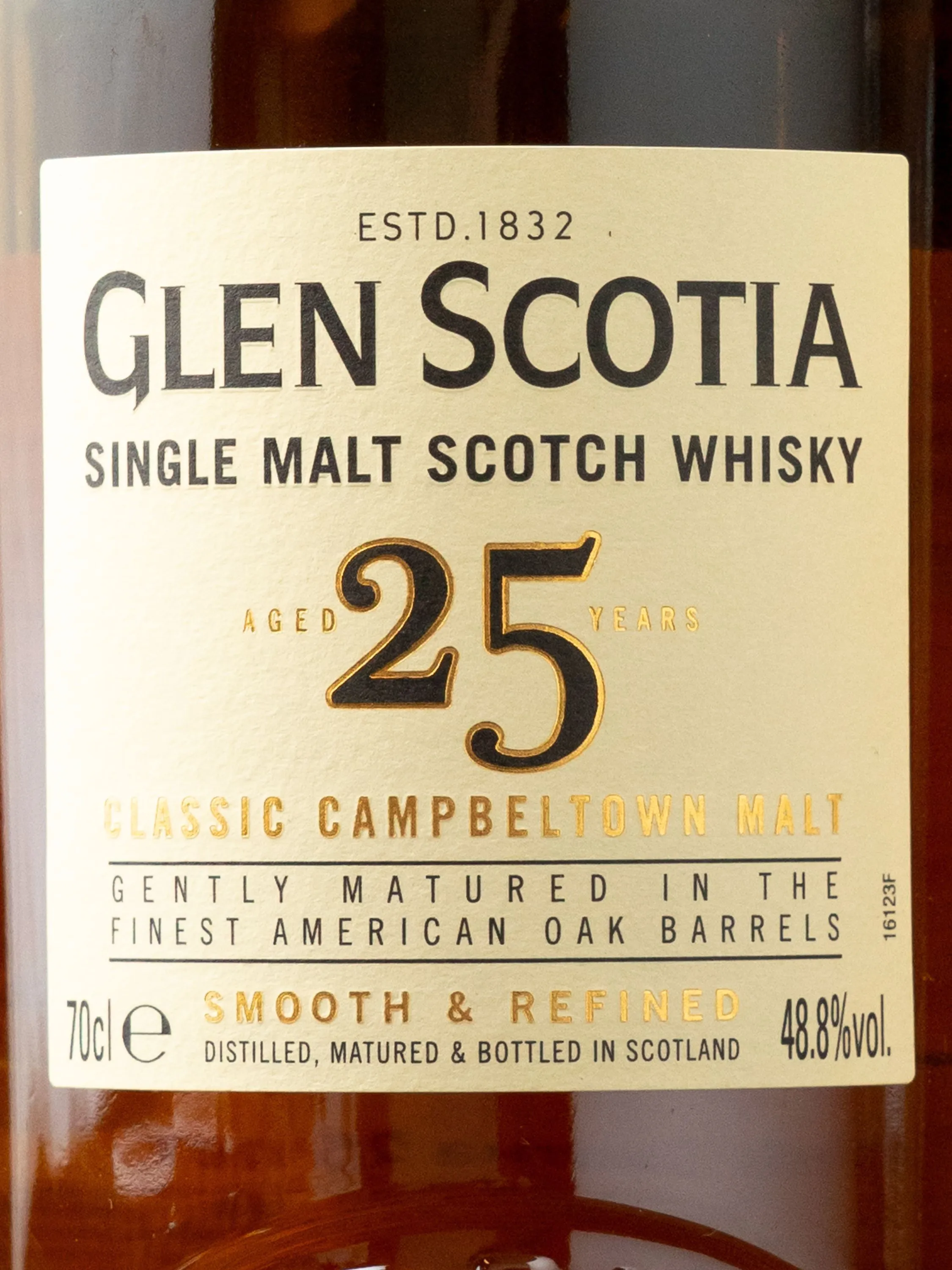 Виски Glen Scotia 25 years купить в ресторане Остерия - лучшая цена Виски Glen Scotia 25 years / Глен Скотиа 25 лет