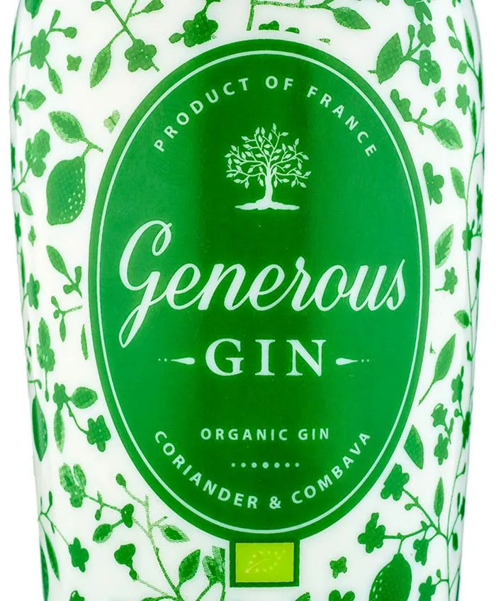 Джин Generous Organic купить в ресторане Остерия - лучшая цена Джин Generous Organic / Дженероуз Органик