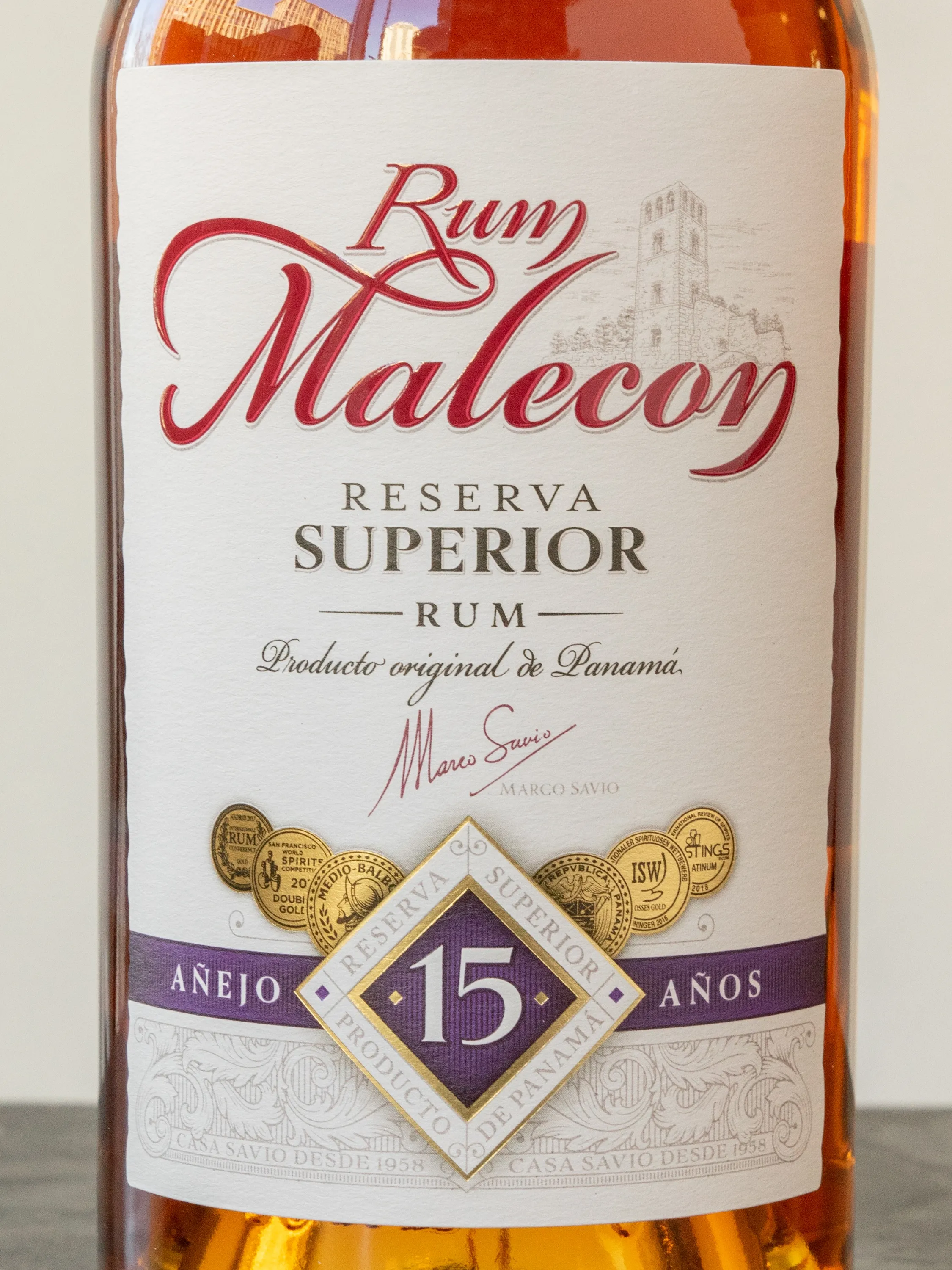 Ром Malecon Reserva Superior 15 anos купить в винном ресторане Остерия Амичи - лучшая цена Ром Malecon Reserva Superior 15 anos / Малекон Резерва Суперьор 15 лет