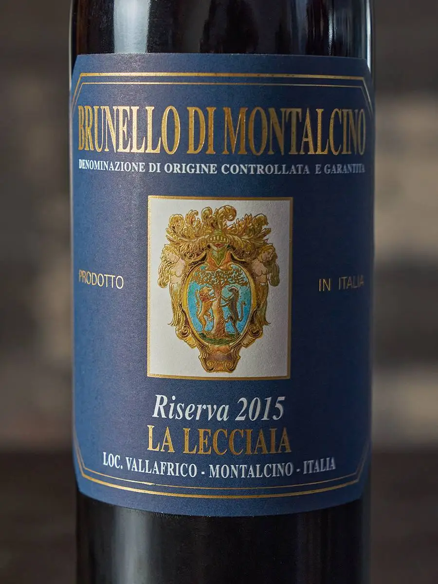 Этикетка Brunello Di Montalcino La Lecciaia Reserva