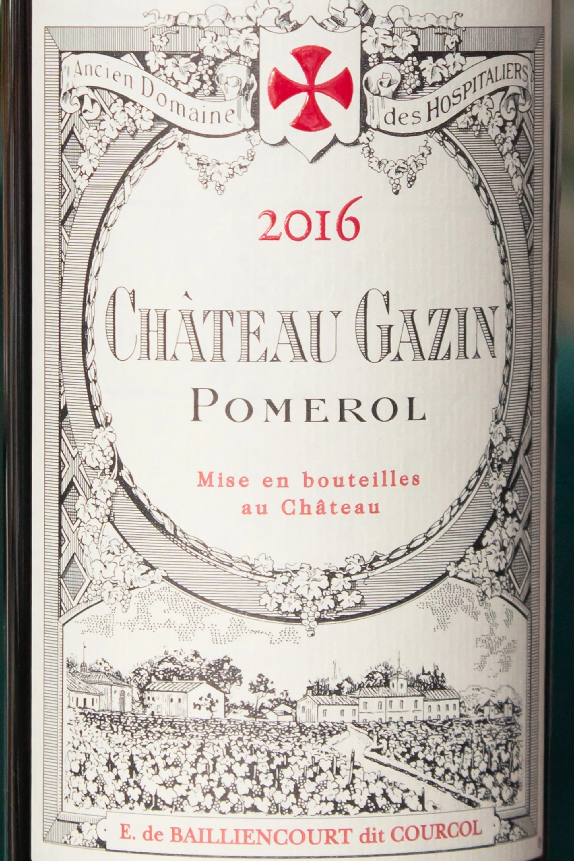 Вино Chateau Gazin Pomerol 2016 купить в винном ресторане Остерия - лучшая цена Вино Chateau Gazin Pomerol 2016 / Шато Газен Помероль 2016