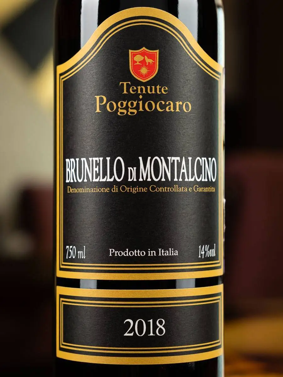 Вино Tenute Poggiocaro Brunello di Montalcino купить в винном ресторане Остерия - лучшая цена Вино Tenute Poggiocaro Brunello di Montalcino / Тенуте Поджокаро Брунелло ди Монтальчино