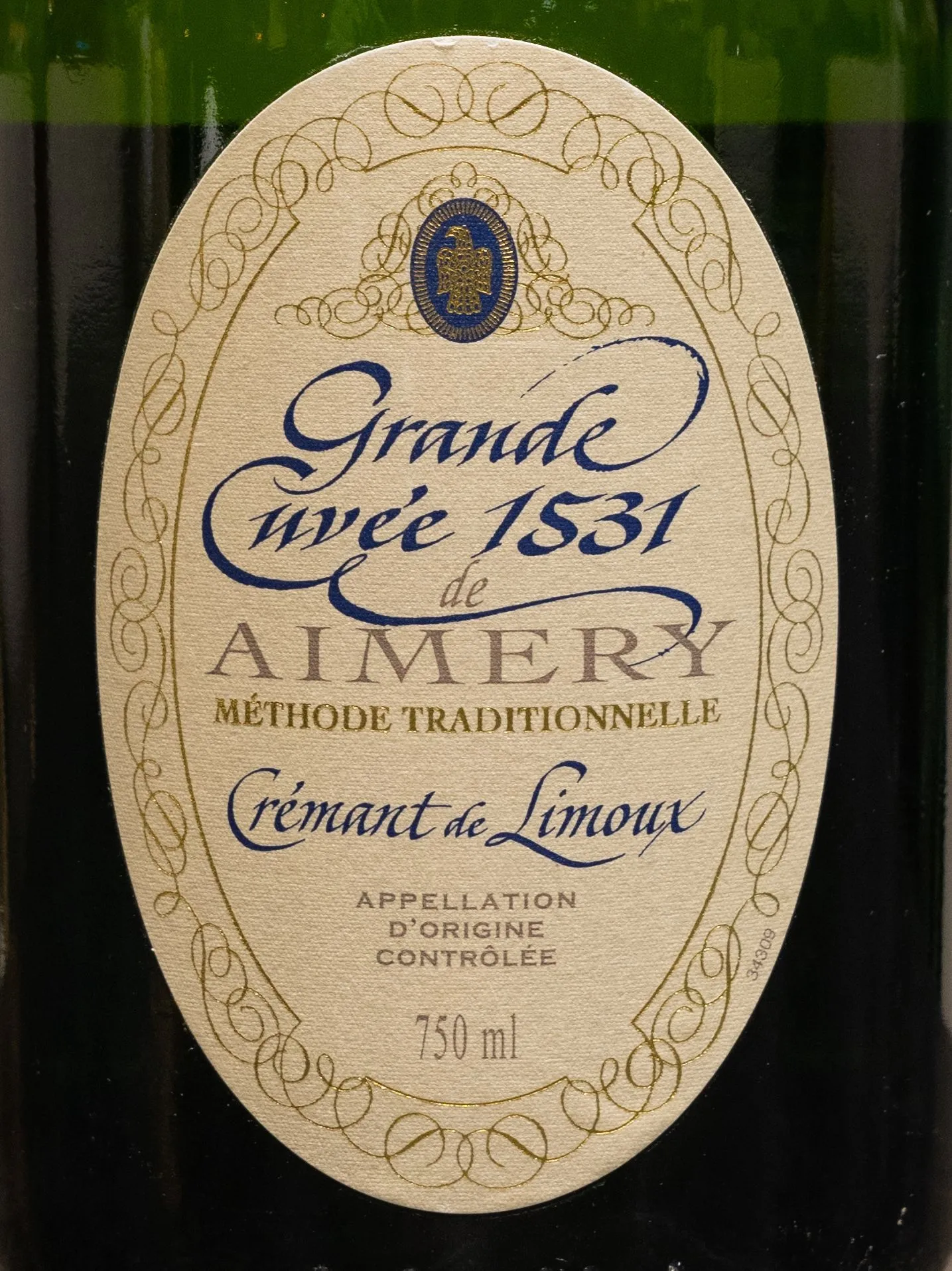 Этикетка Grande Cuvee 1531 de Aimery Cremant de Limoux Blanc