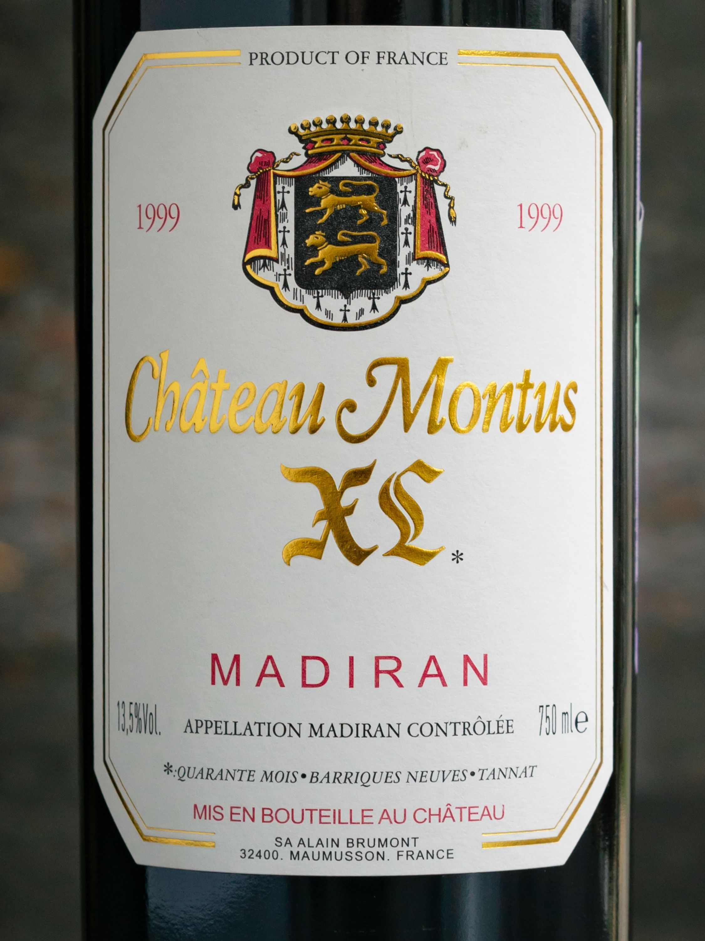 Купить вино Chateau Montus XL Madiran в винном ресторане Остерия цена Вино Chateau Montus XL Madiran / Шато Монтюс Икс Эль