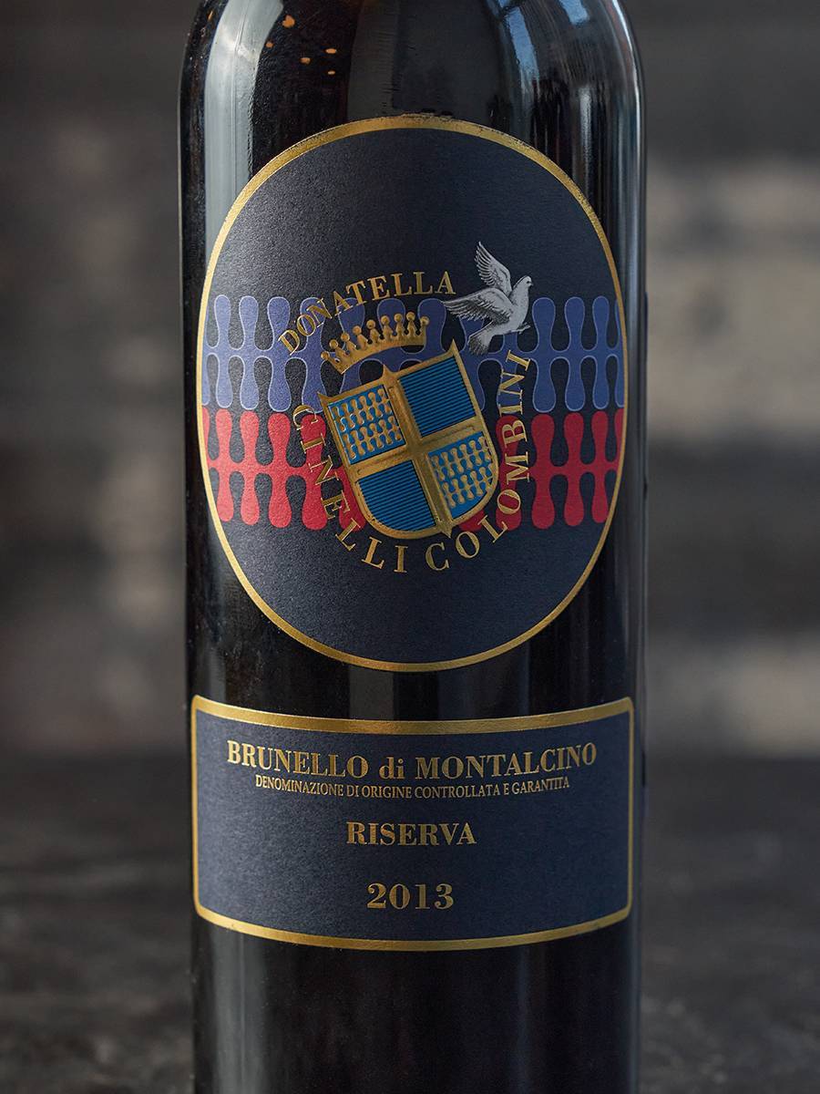 Этикетка Donatella Cinelli Colombini Brunello di Montalcino Riserva DOCG 2013