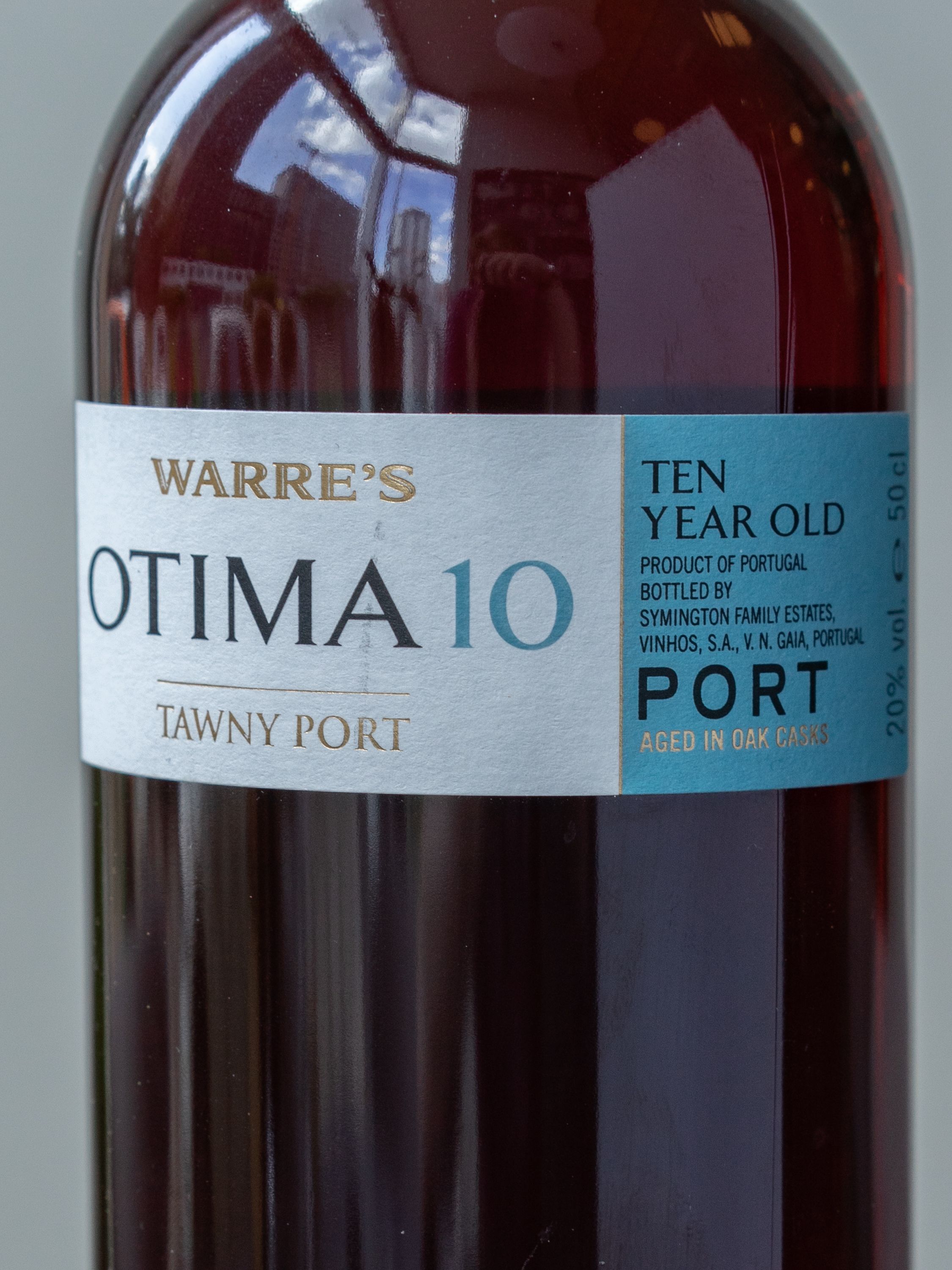 Этикетка Warre's Otima 10 Year Old Tawny Porto