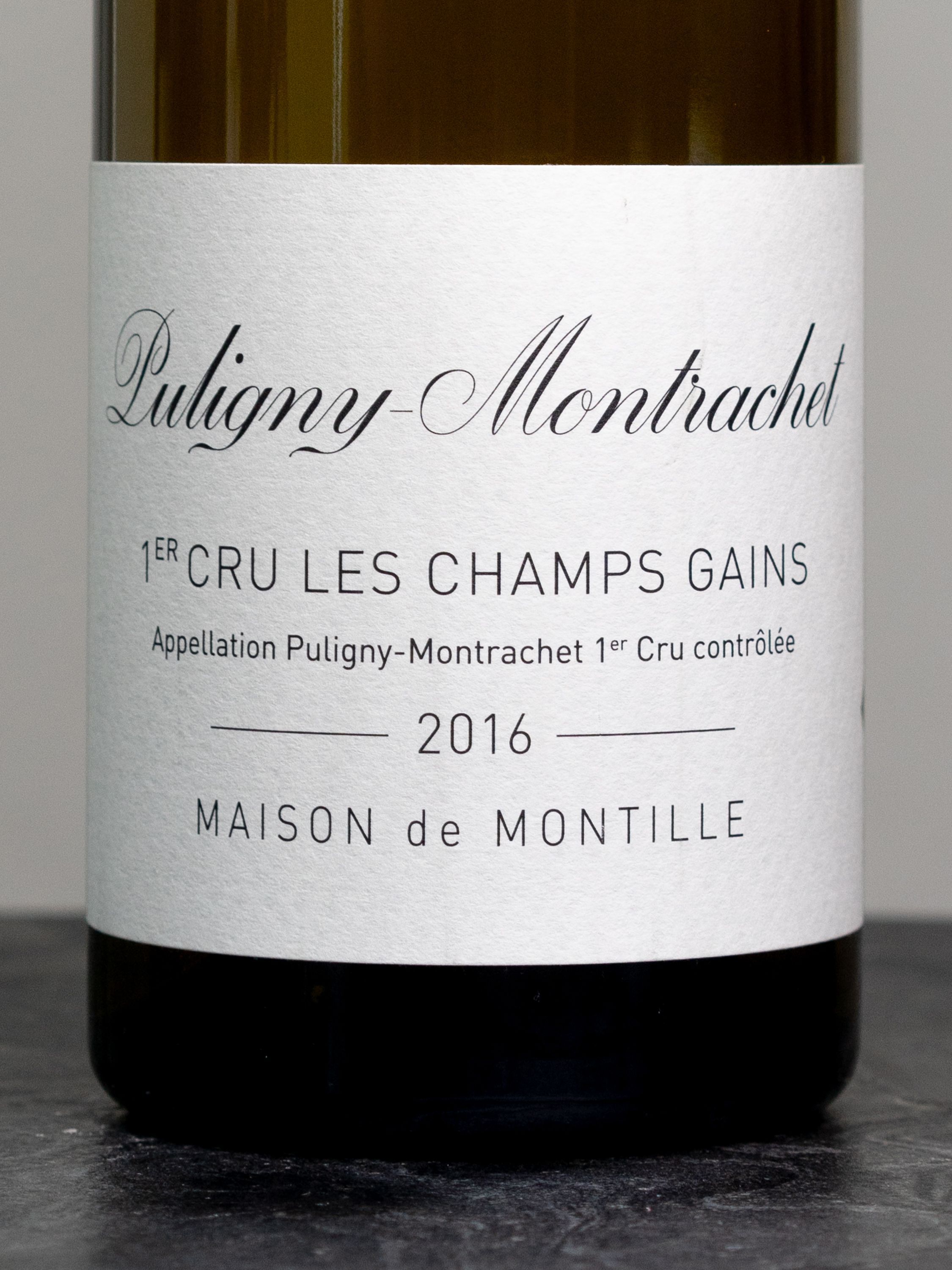 Этикетка Camille Giroud Puligny-Montrachet Premier Cru Les Champs Gain