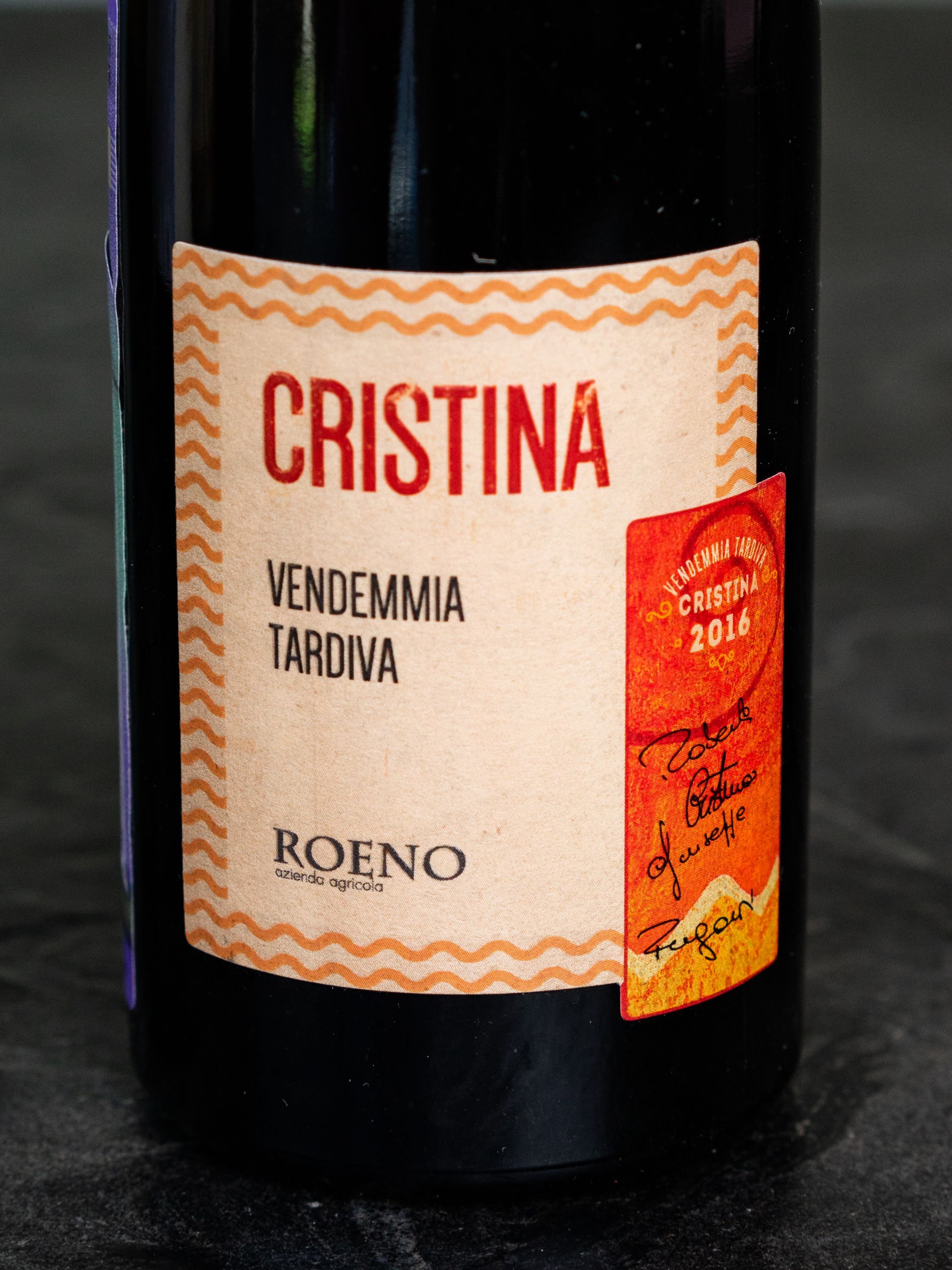 Вино Roeno di Fugatti Cristina Vendemmia Tardiva Valdadige 0375 л купить в ресторане Остерия - лучшая цена Вино Roeno di Fugatti Cristina Vendemmia Tardiva Valdadige / Роэно ди Фугатти Кристина Вендеммия Тардива