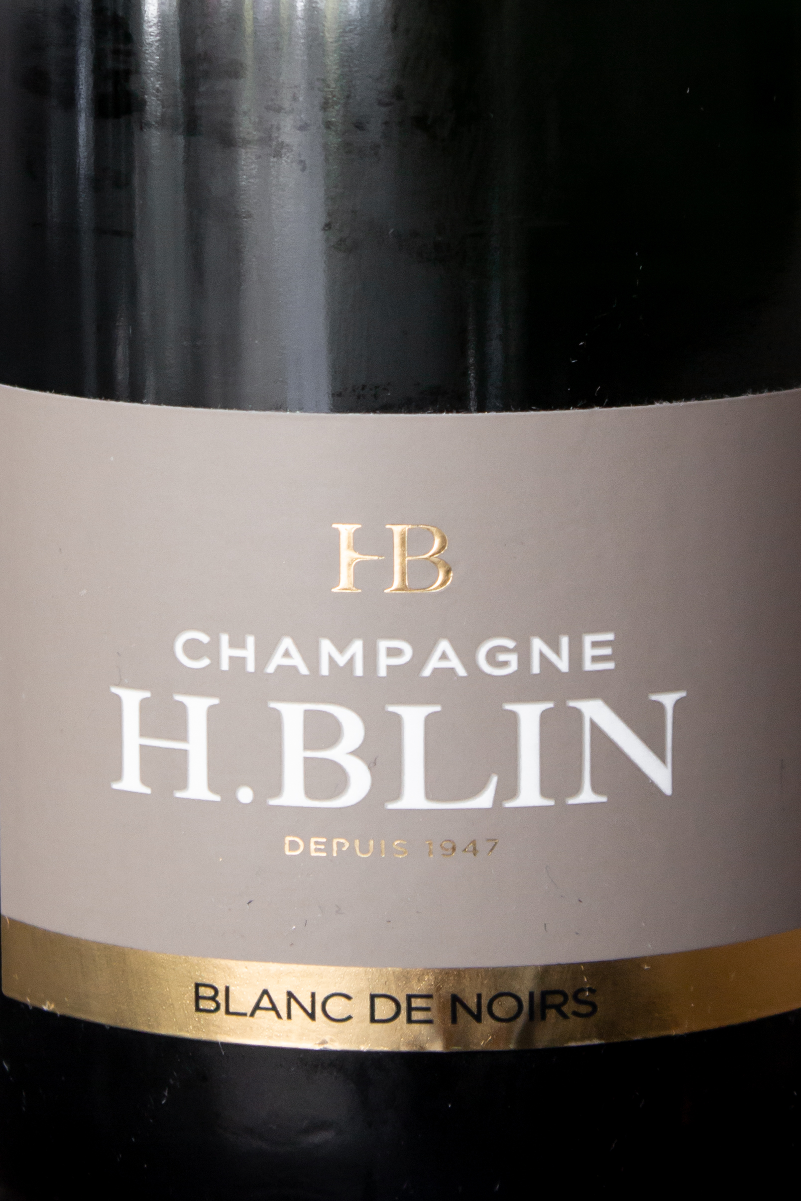 Этикетка Champagne H. Blin Blanc de Noirs Brut