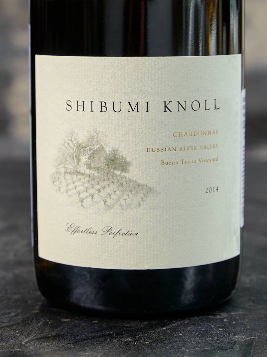 Этикетка Shibumi Knoll Russian River Valley Chardonnay 2014