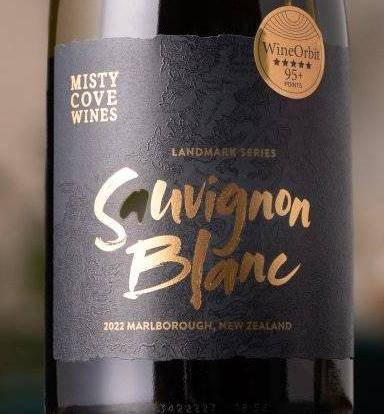 Этикетка Marlborough Misty Cove Sauvignon Blanc Signature