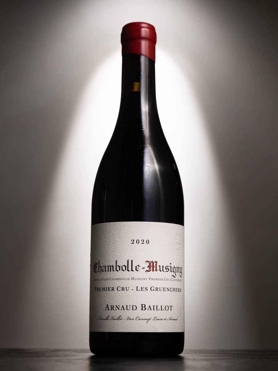 Вино Chambolle-Musigny Premier Cru Les Gruenchers Arnaud Baillot 2020 купить в винном ресторане Остерия - лучшая цена Вино Chambolle-Musigny Premier Cru Les Gruenchers Arnaud Baillot 2020 / Шамболь-Мюзиньи Премье Крю Ле Грюаншер Арно Байо