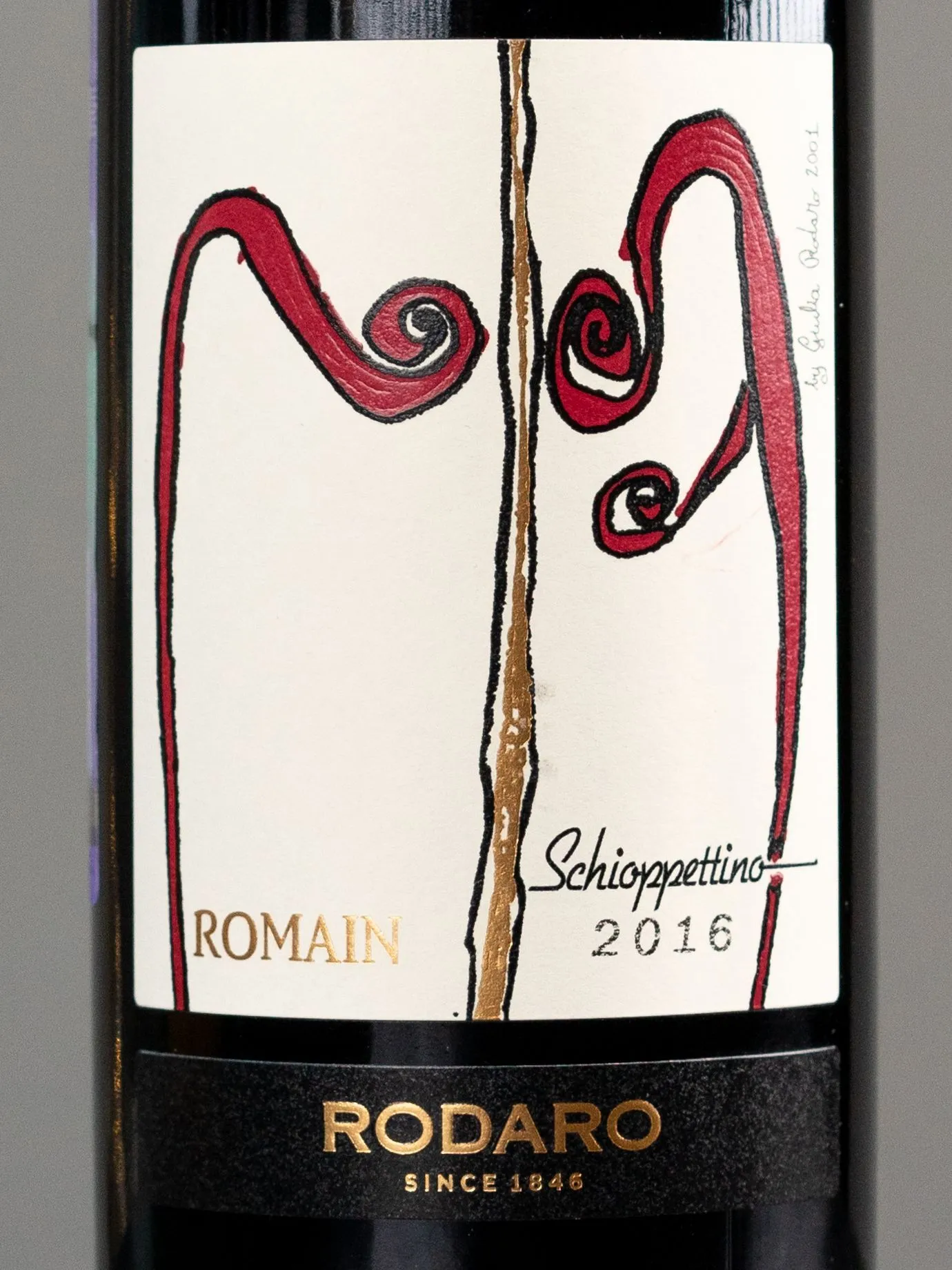 Вино Rodaro Paolo Romain Schioppettino Colli Orientali del Friuli купить ресторане Остерия - лучшая цена Вино Rodaro Paolo Romain Schioppettino Colli Orientali del Friuli DOC / Родаро Паоло Ромайн Скьоппеттино