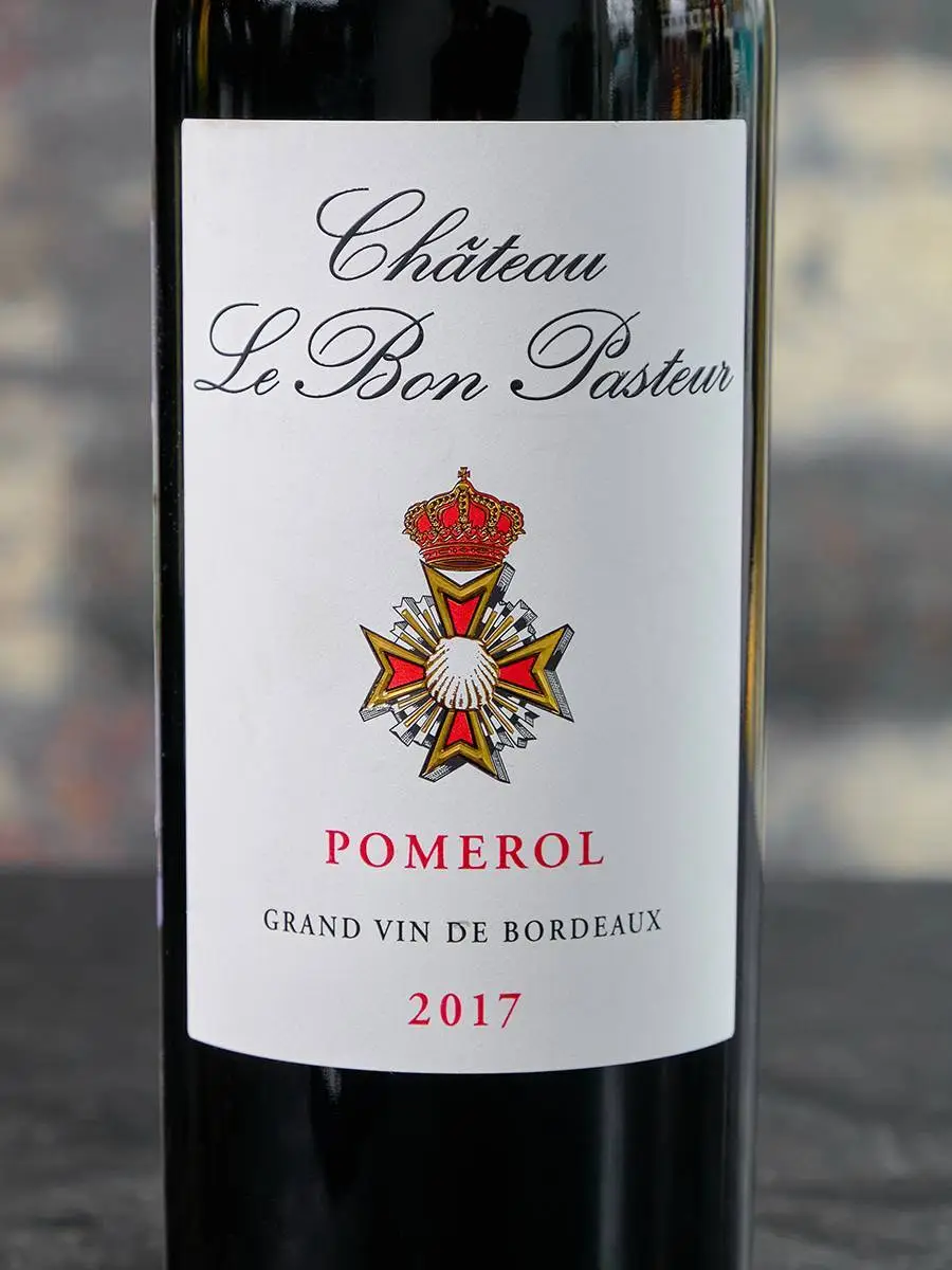 Этикетка Chateau Le Bon Pasteur Pomerol 2017
