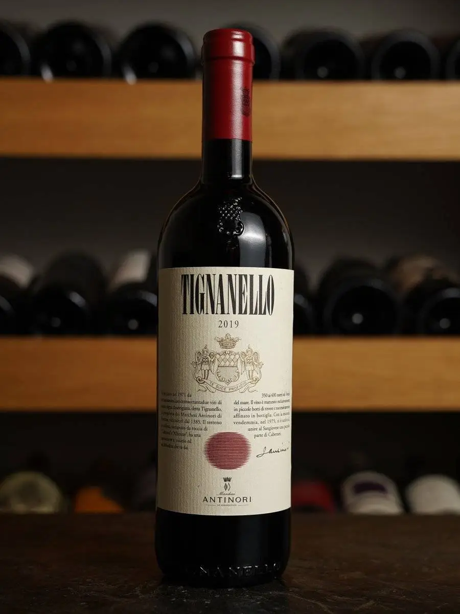 Вино Tignanello Toscana 2019 купить в винном ресторане Остерия - лучшая цена Вино Tignanello Toscana 2019 / Тиньянелло Тоскана 2019