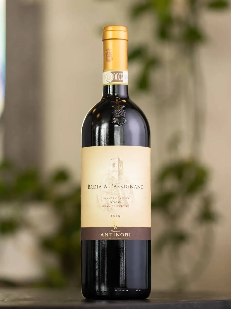 Вино Chianti Classico Gran Selezione Badia A Passignano 2019 купить в винном ресторане Остерия - лучшая цена Вино Chianti Classico Gran Selezione Badia A Passignano 2019 / Кьянти Классико Гран Селеционе Бадиа а Пассиньяно 2019