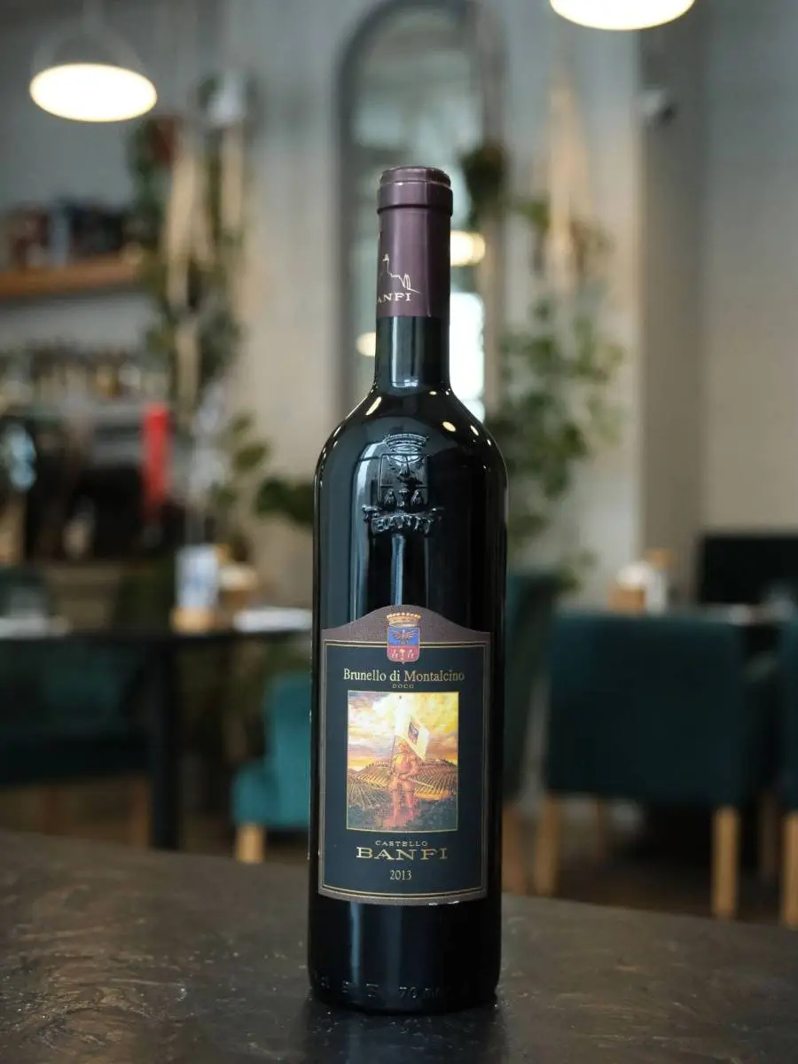 Купить вино Brunello di Montalcino Castello Banfi в винном ресторане Остерия цена Вино Brunello di Montalcino Castello Banfi / Брунелло ди Монтальчино Кастелло Банфи